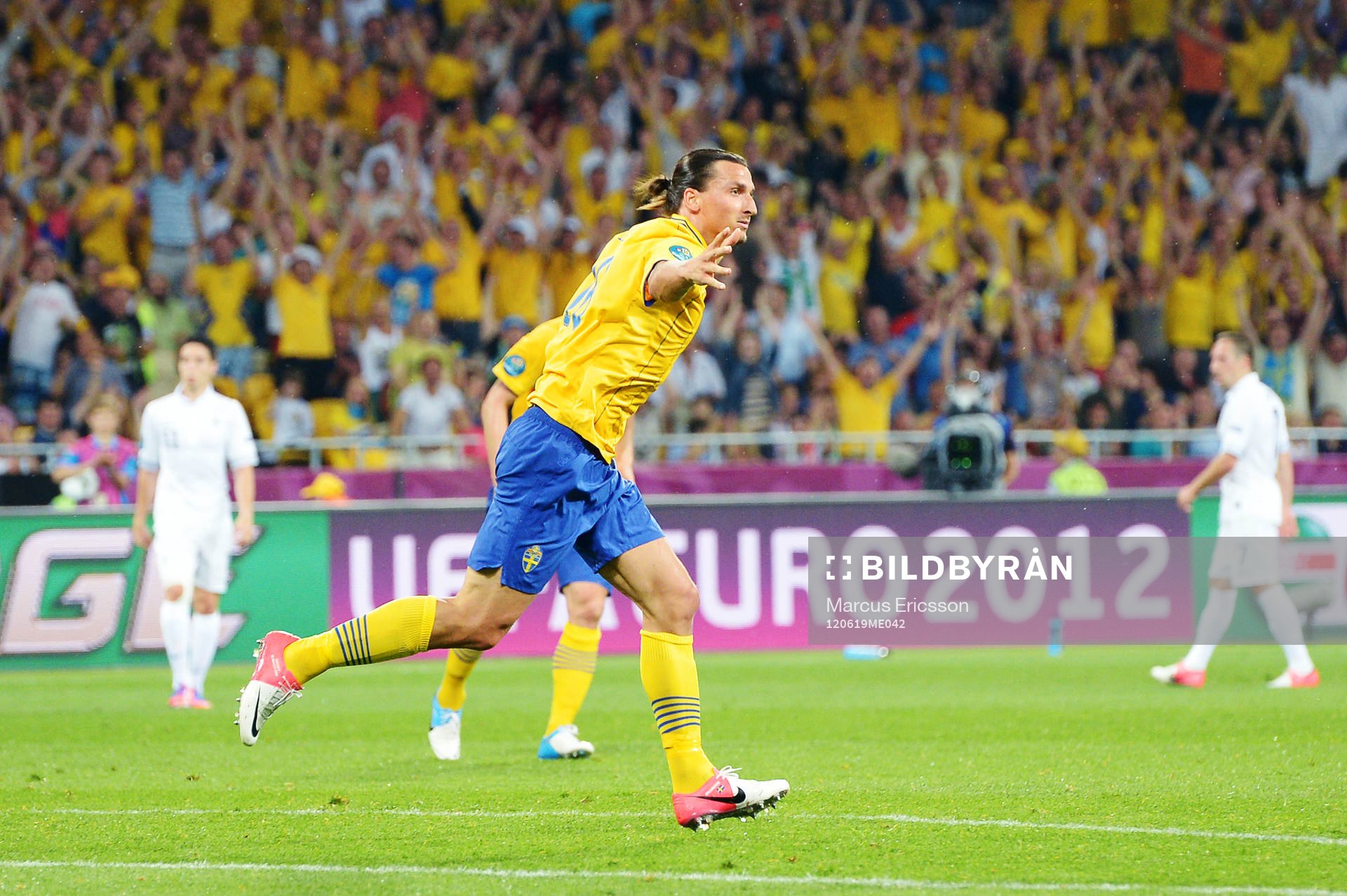 Zlatan Ibrahimovic, Sverige, jublar