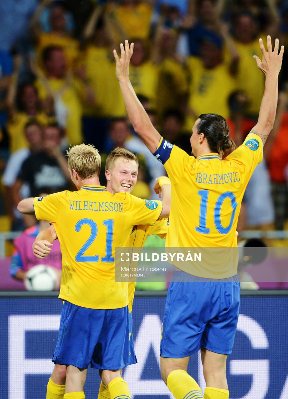 Christian Wilhelmsson, Sebastian Larsson och Zlatan