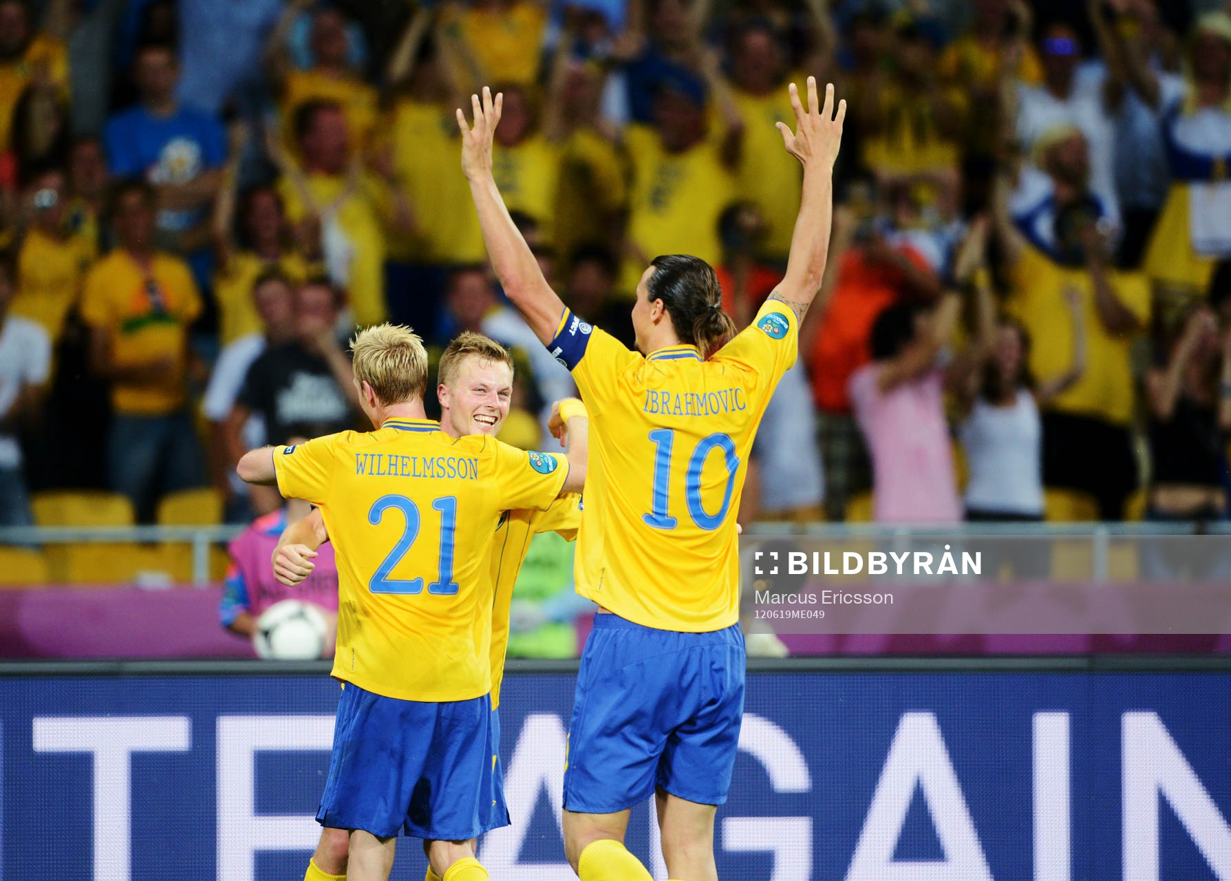 Christian Wilhelmsson, Sebastian Larsson och Zlatan