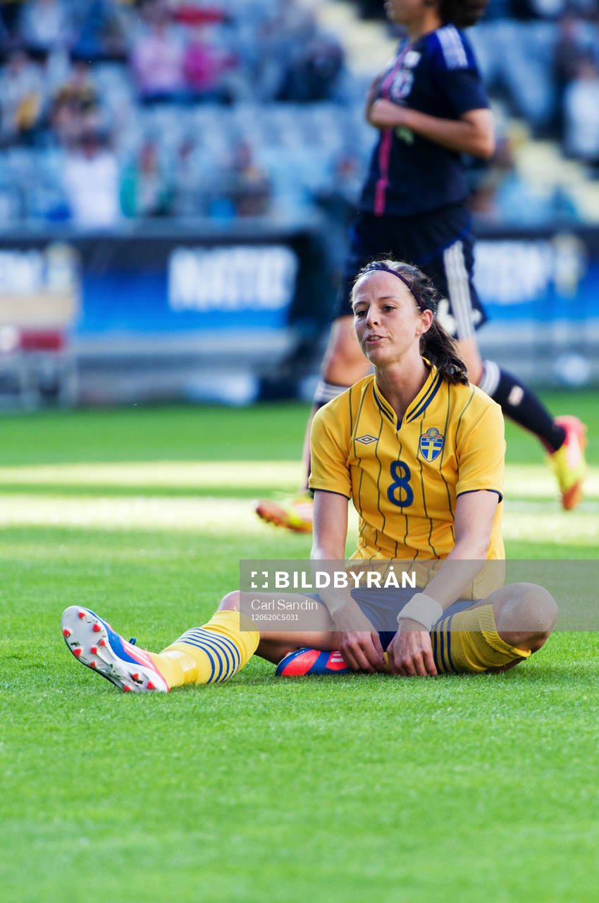 Lotta Schelin, Sverige. depp