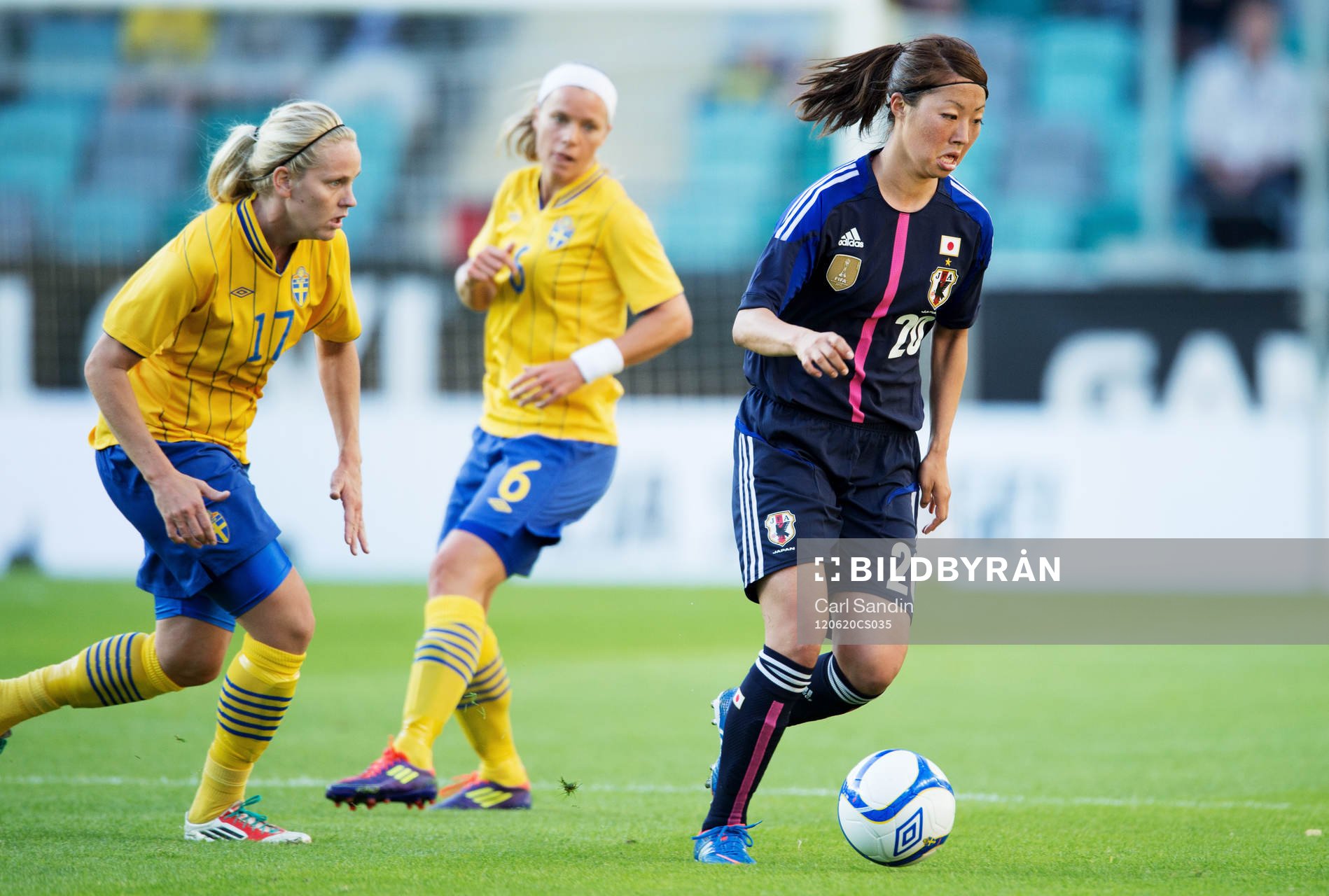 Lisa Dahlkvist, Sara Thunebro, Sverige, Ami Otaki, Japan