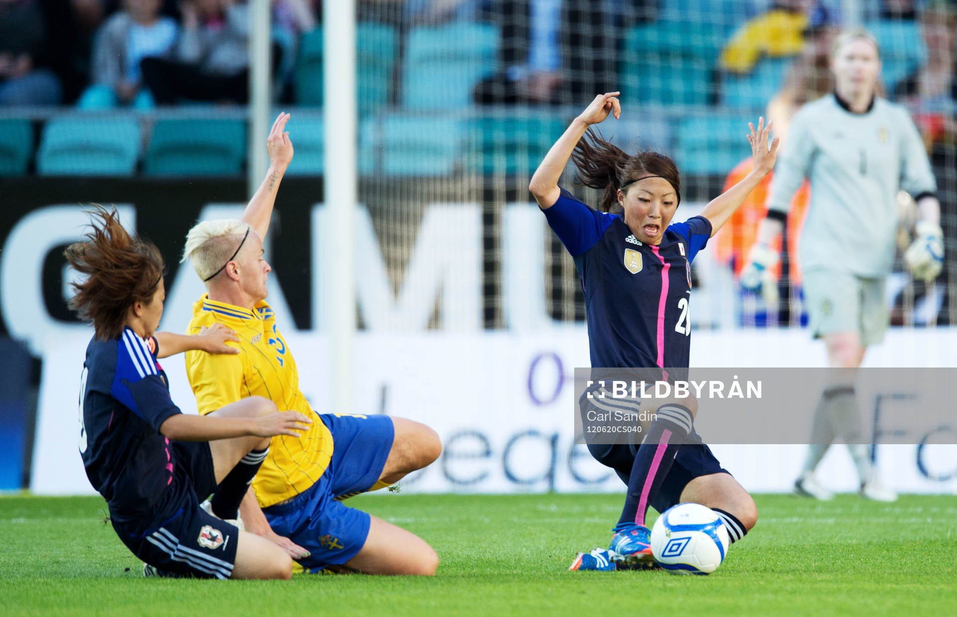 Aya Miyama, Japan, Nilla Fischer, Sverige, Ami Otaki, Japan