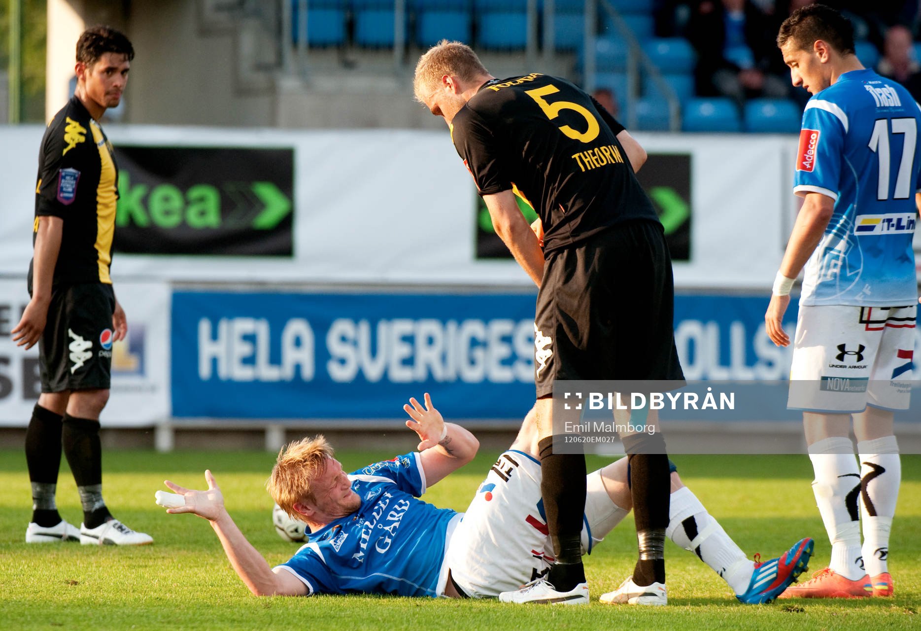 Fredrik Jensen, Trelleborg får hjälp av Daniel Theorin,