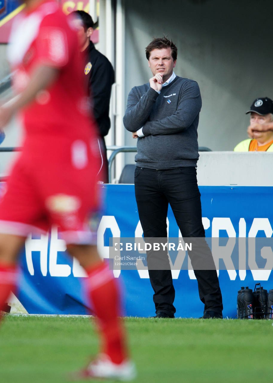 Jens Gustafsson, tränare Halmstad