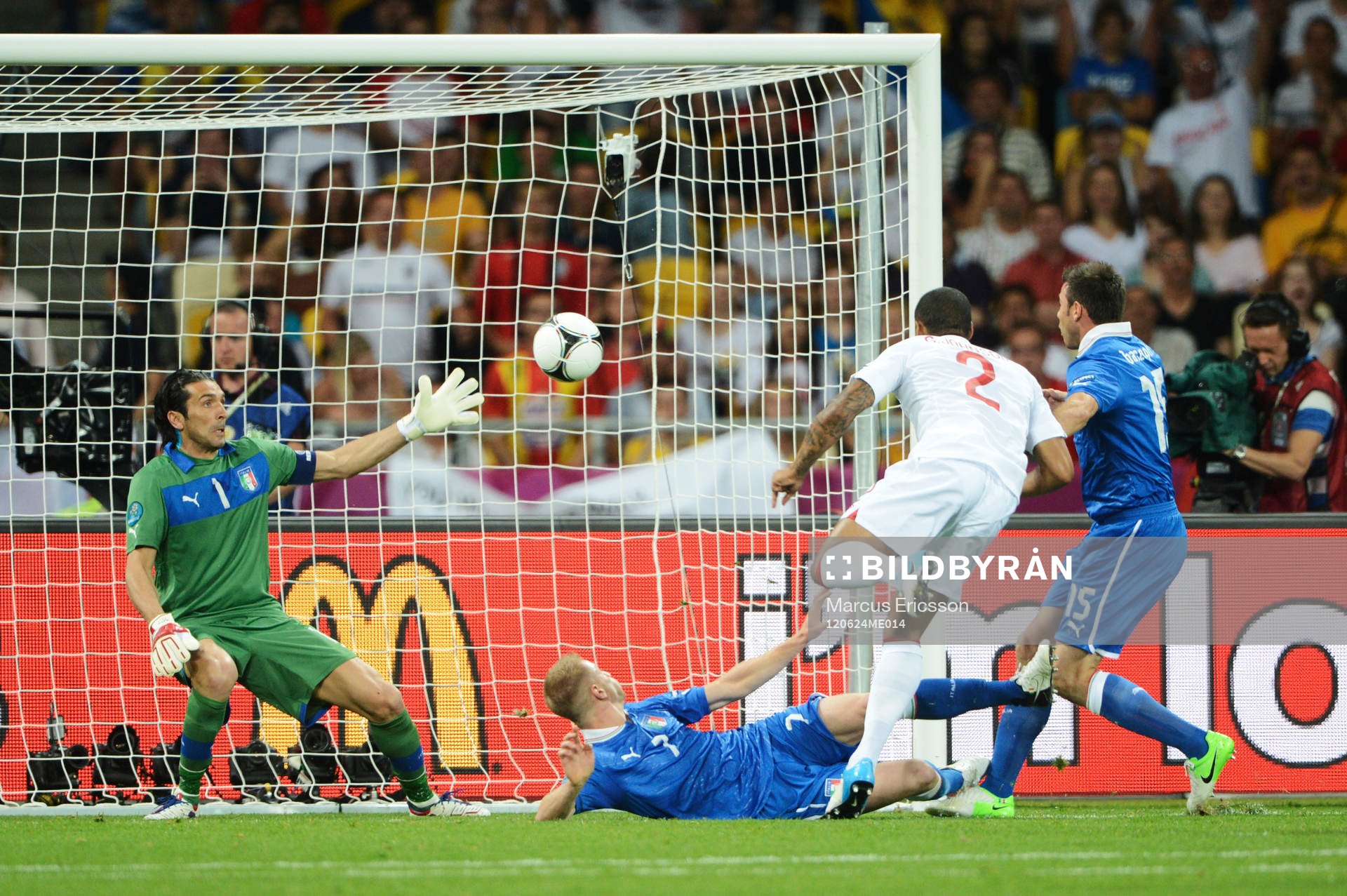 Glen Johnson, England, Gianluigi Buffon, målvakt, Italien