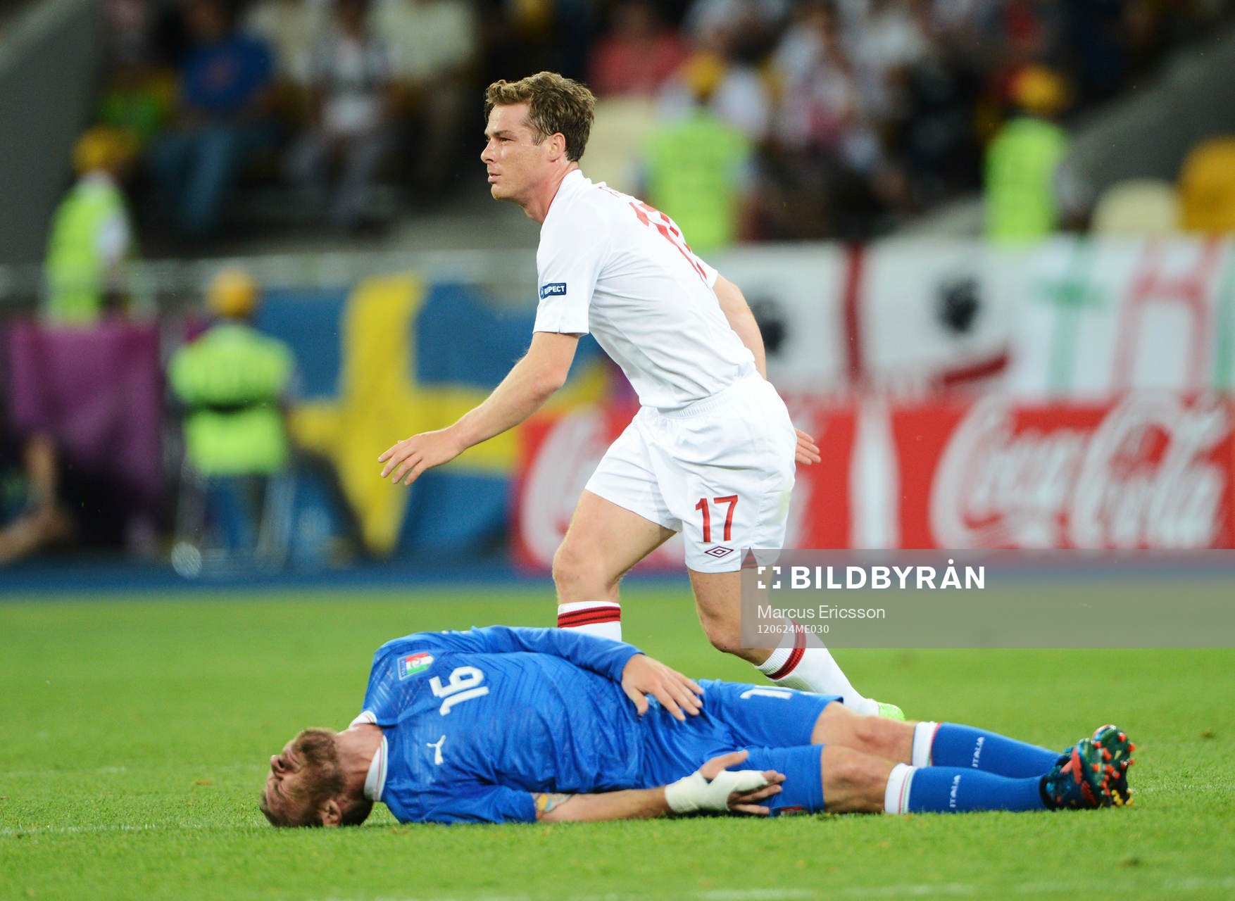 Scott Parket, England, Daniele De Rossi, Italien, skada,