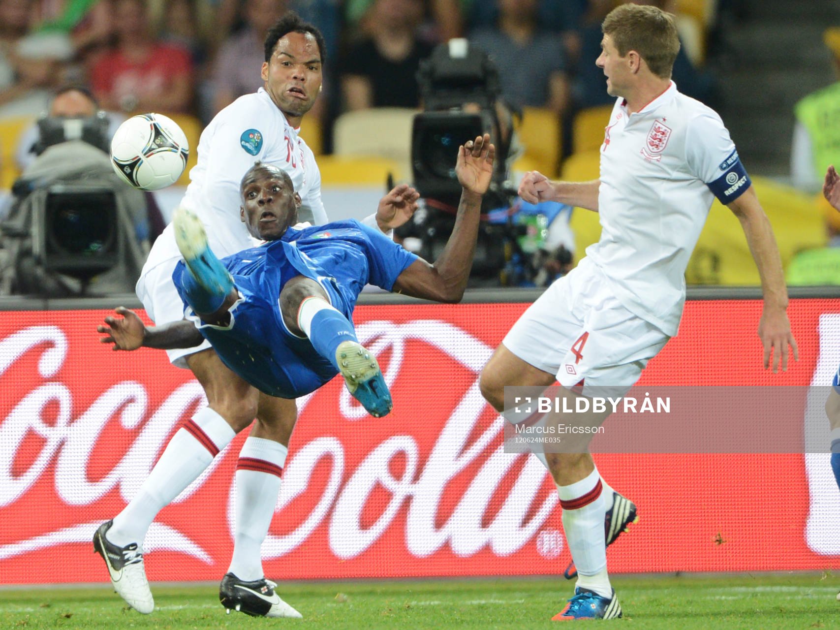 Joleon Lescott, England och Mario Balotelli, Italien