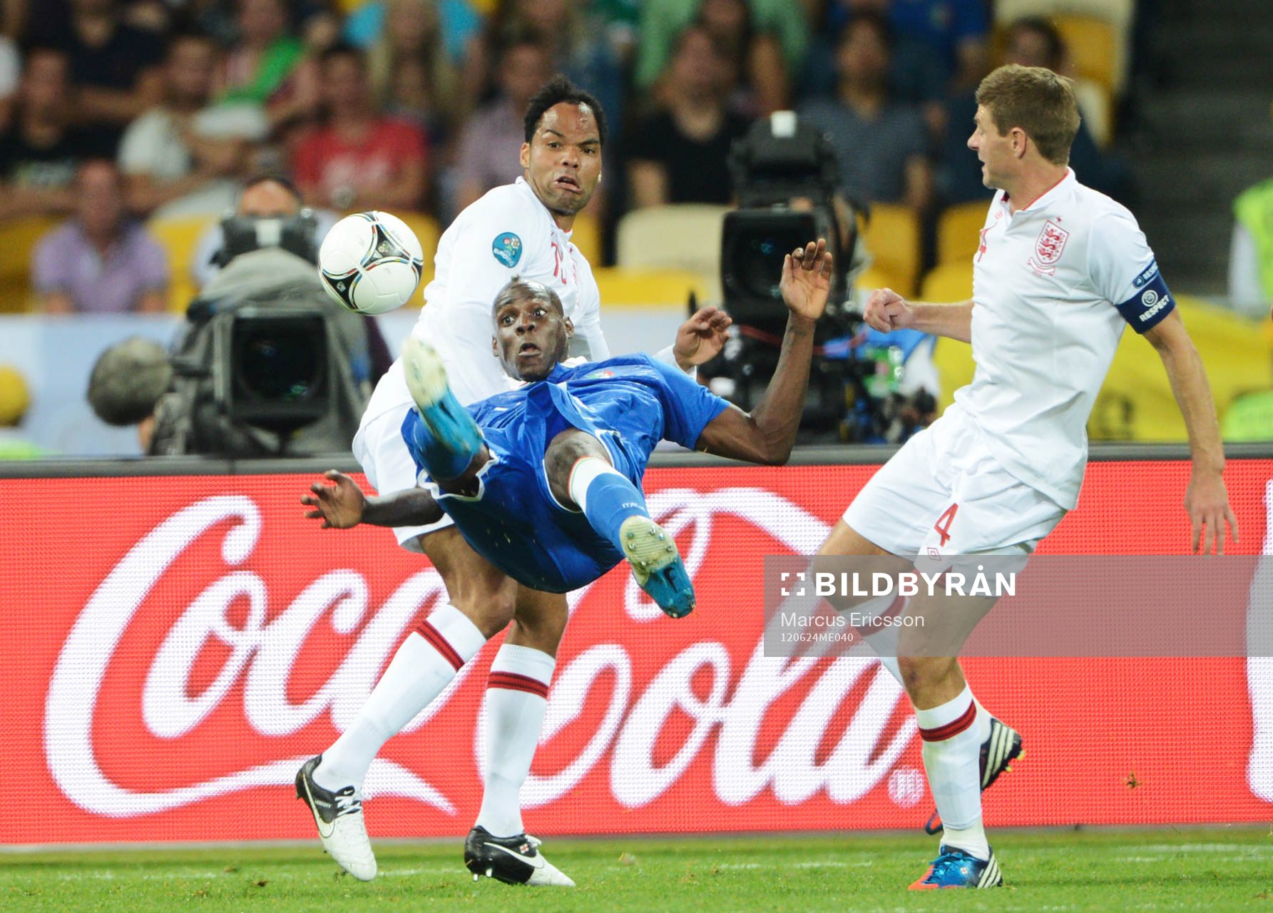 Joleon Lescott, England och Mario Balotelli, Italien