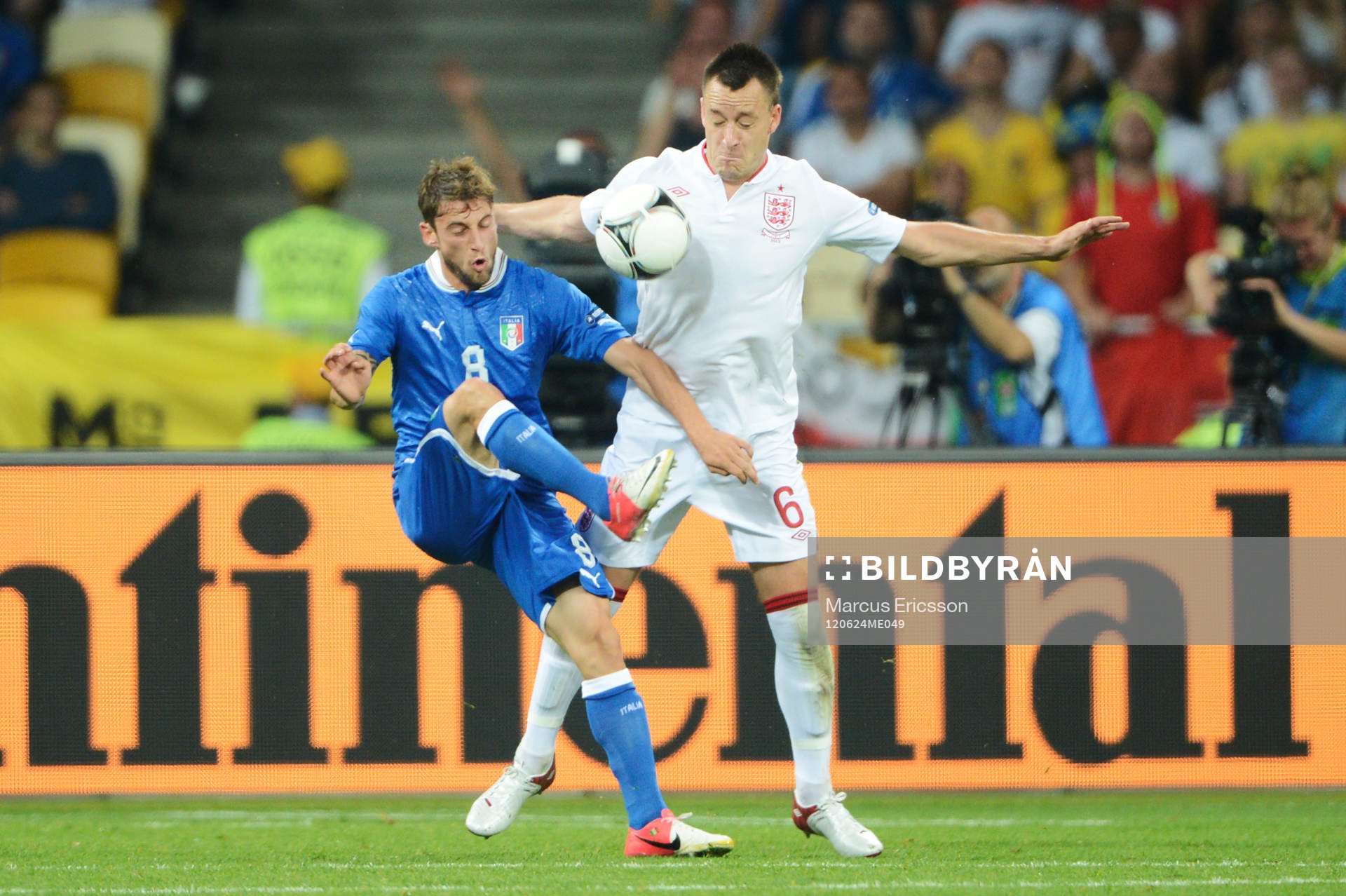 Claudio Marchisio, Italien och John Terry, England