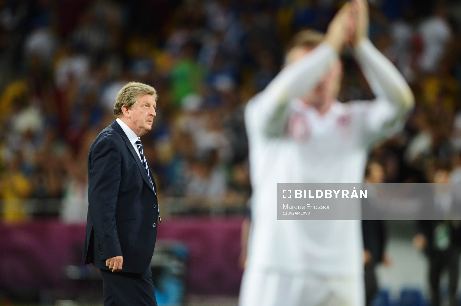 Roy Hodgson, förbundskapten, England, depp