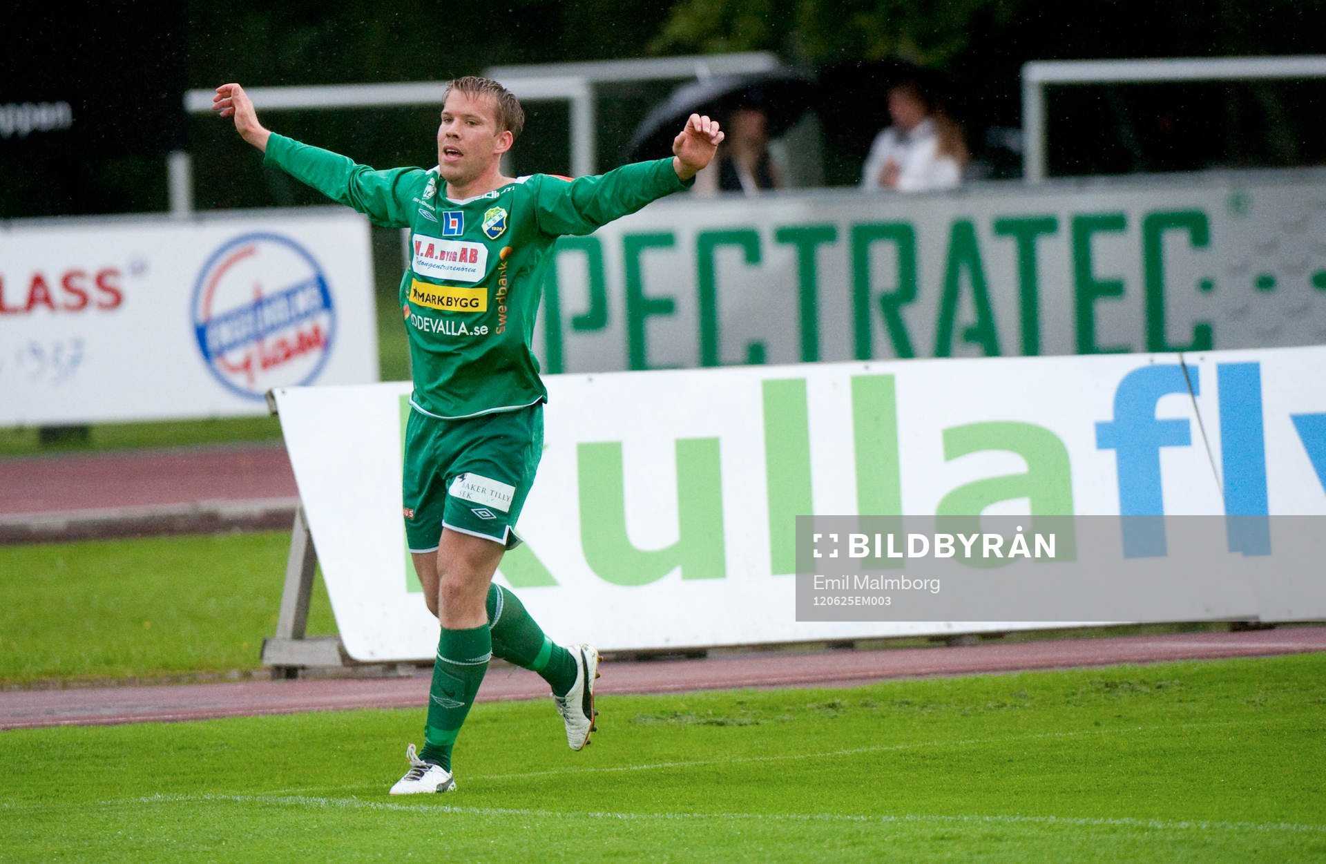 Joakim Runnemo, Ljungskile. Jubel vid 1-0