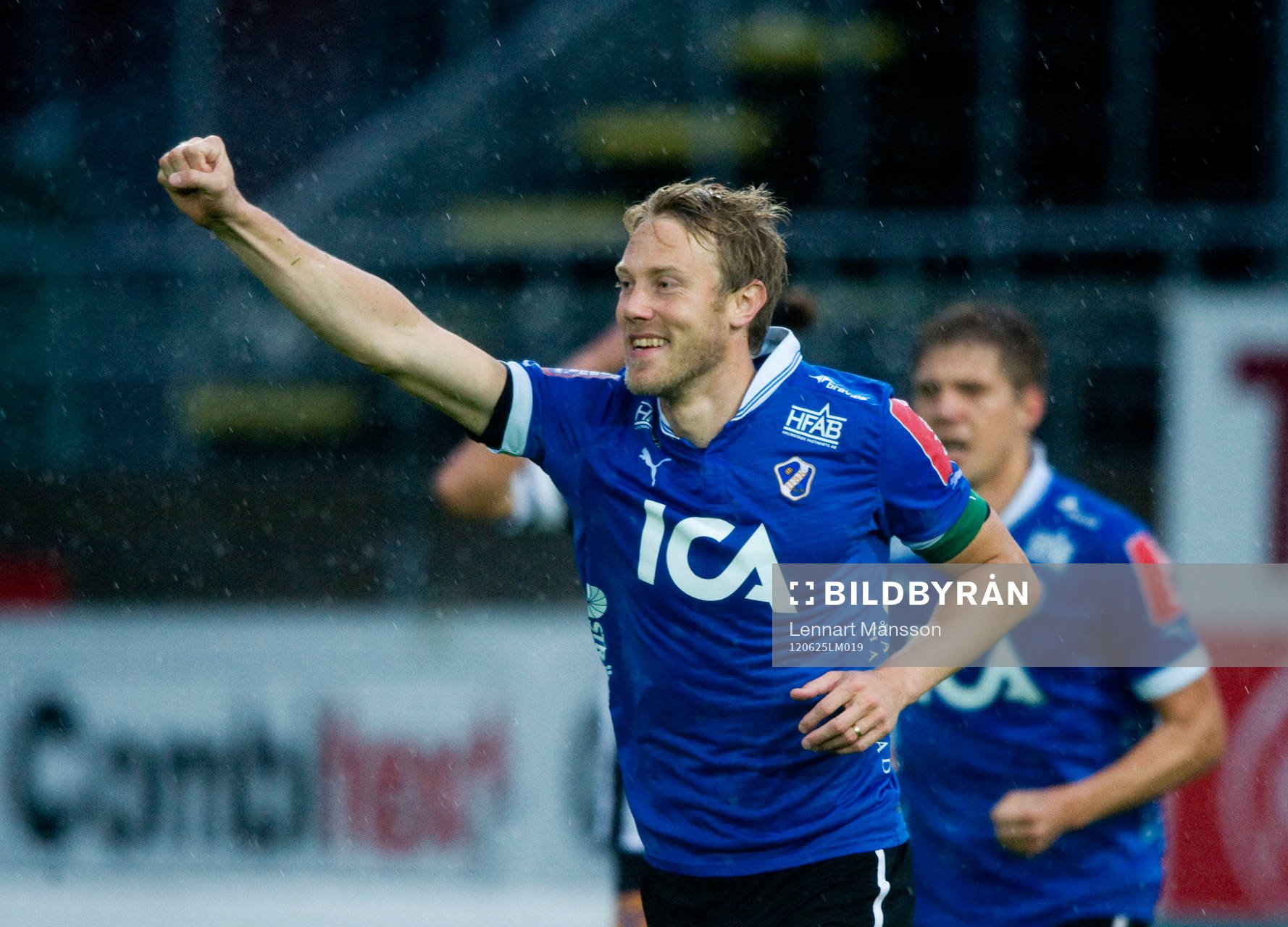 2-3, Johnny Lundberg, Halmstad, jubel