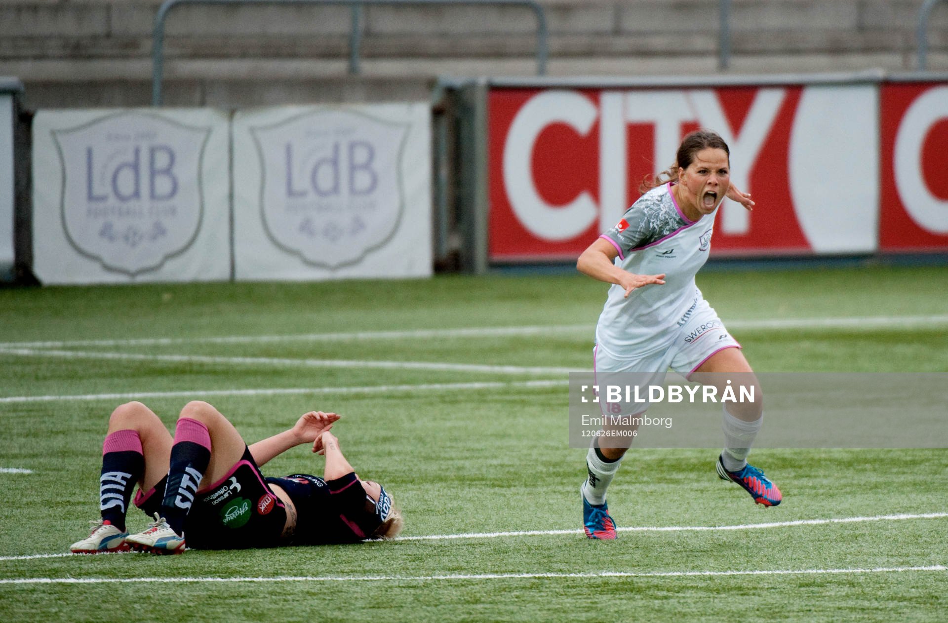 Sara Björk Gunnarsdottir, Malmö. 1-1. Jubel