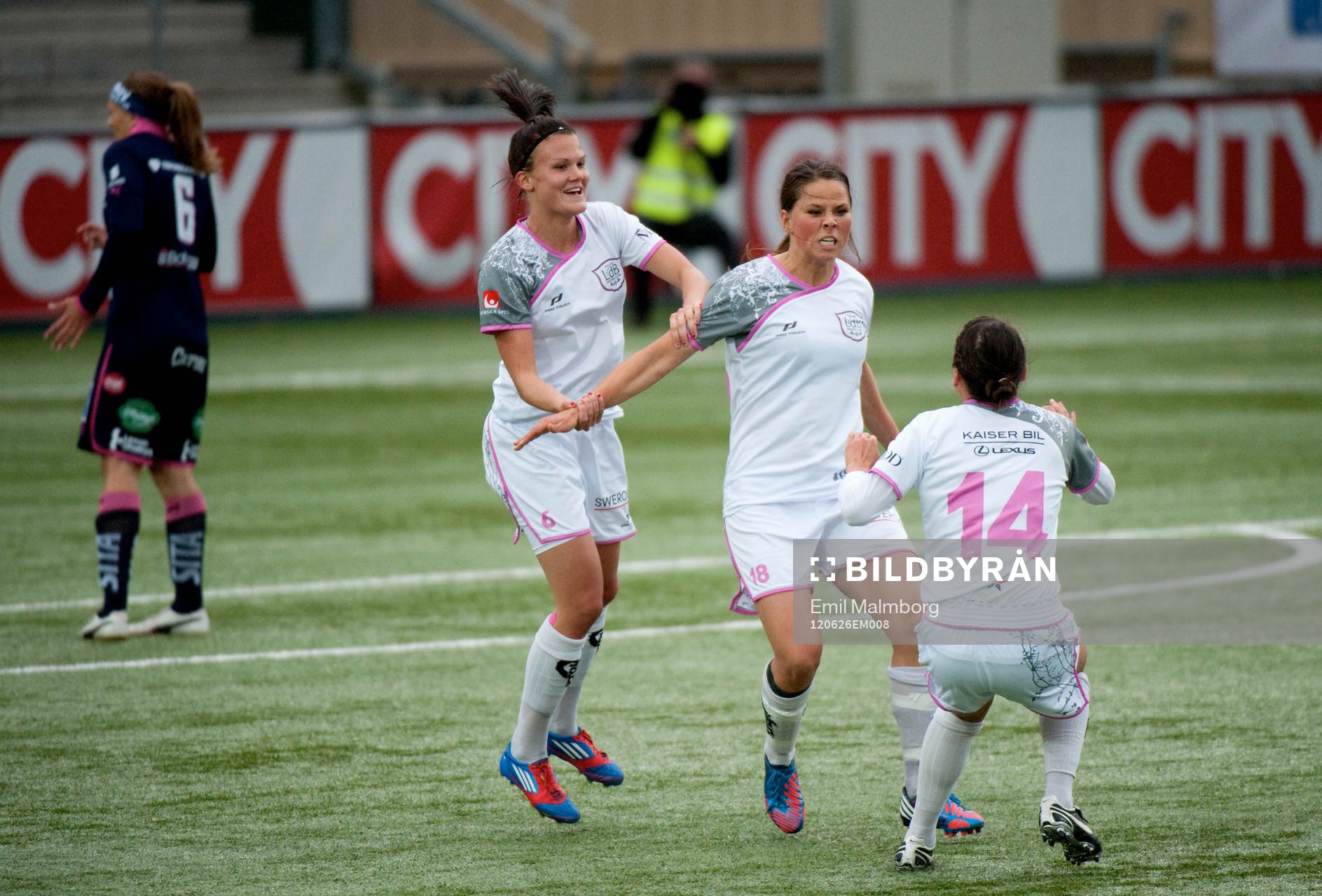 Sara Björk Gunnarsdottir, Malmö. 1-1. Jubel
