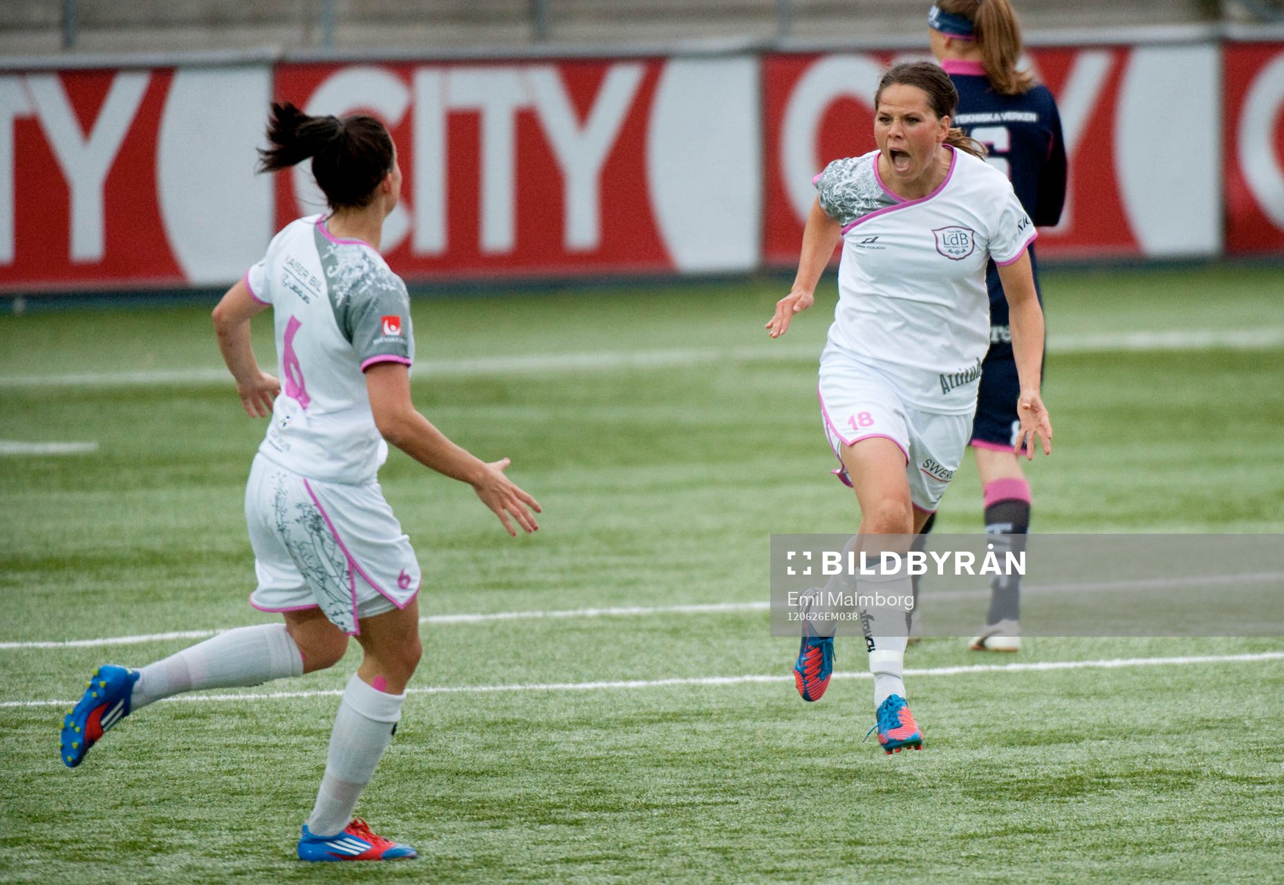 Sara Björk Gunnarsdottir, Malmö. 1-1. Jubel