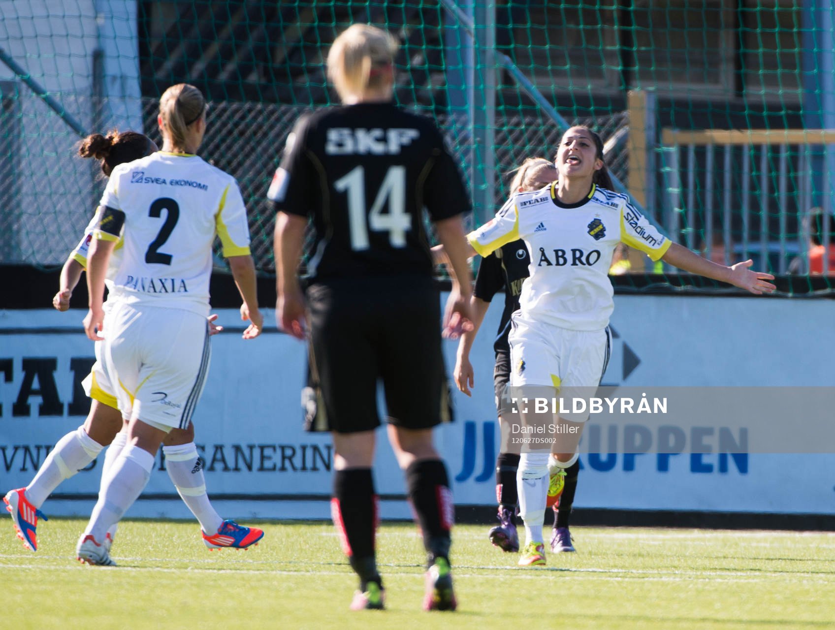 Susan Varli, AIK, gör 0-1, jubel