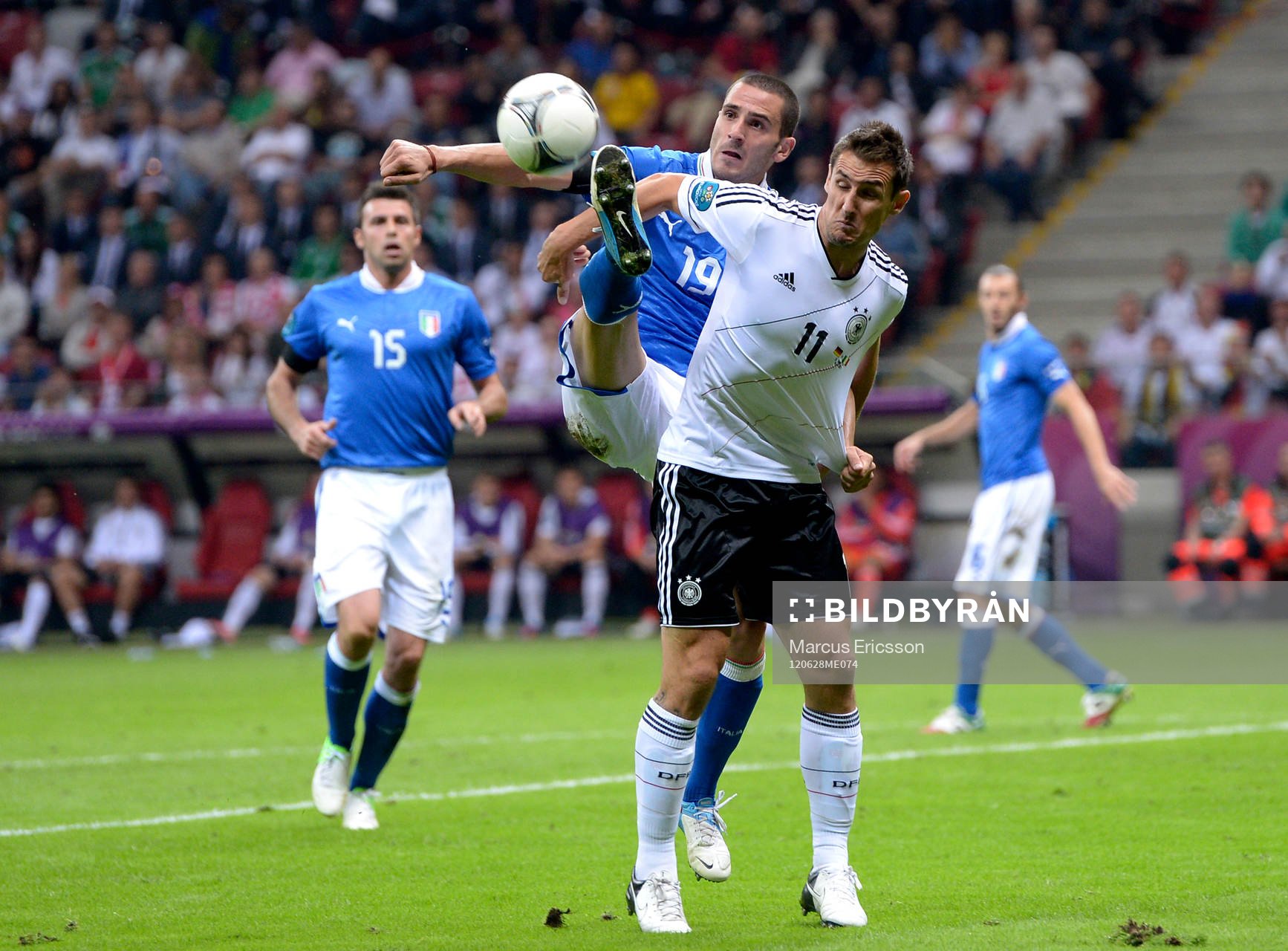 Leonardo Bonucci, Italien och Miroslav Klose, Tyskland