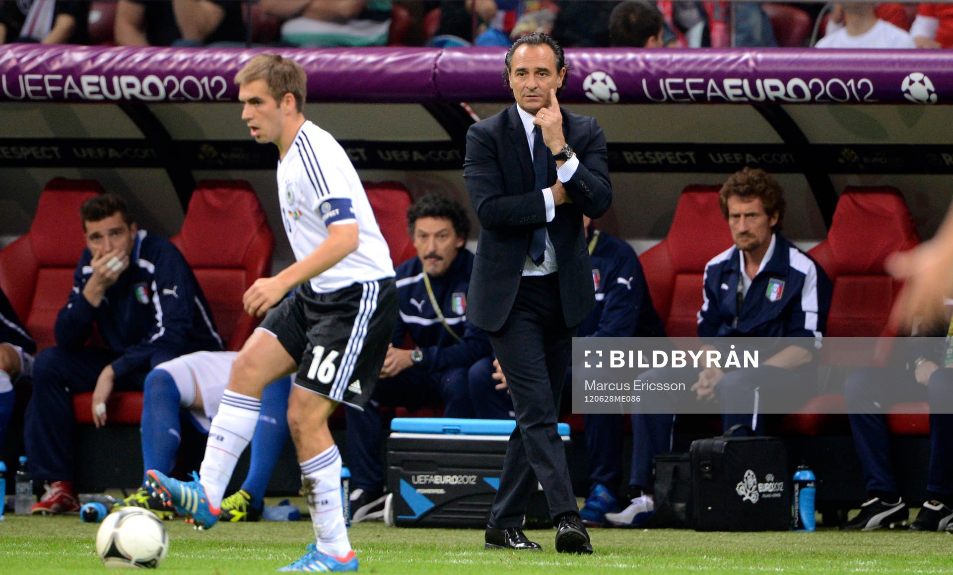 Cesare Prandelli, förbundskapten, Italien, nöjd