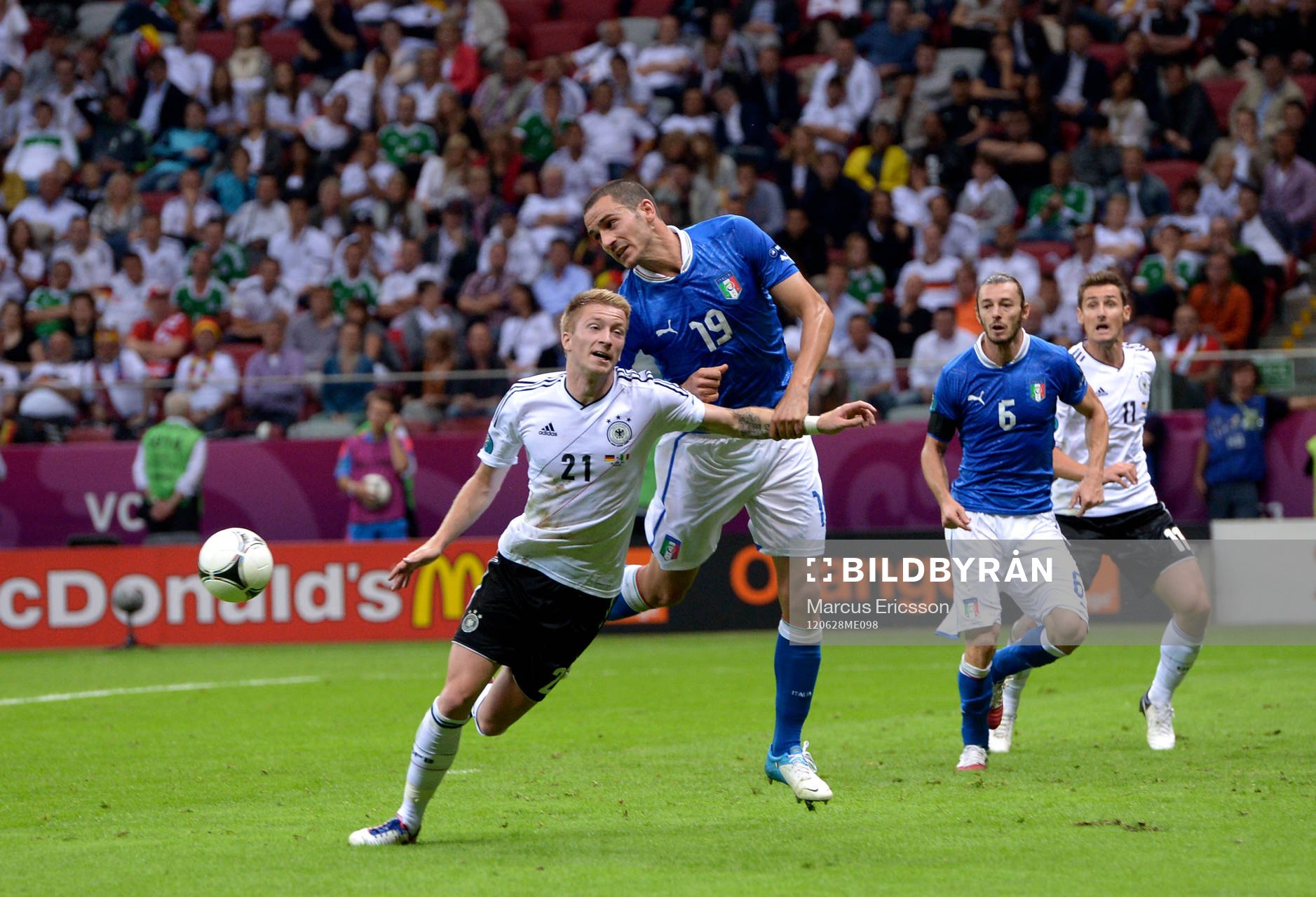 Marco Reus, Tyskland och Leonardo Bonucci, Italien