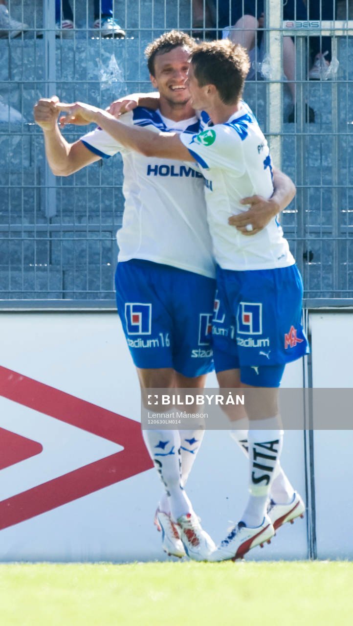 0-2 Shpetim Hasani, Norrköping som grattas av Gunnar