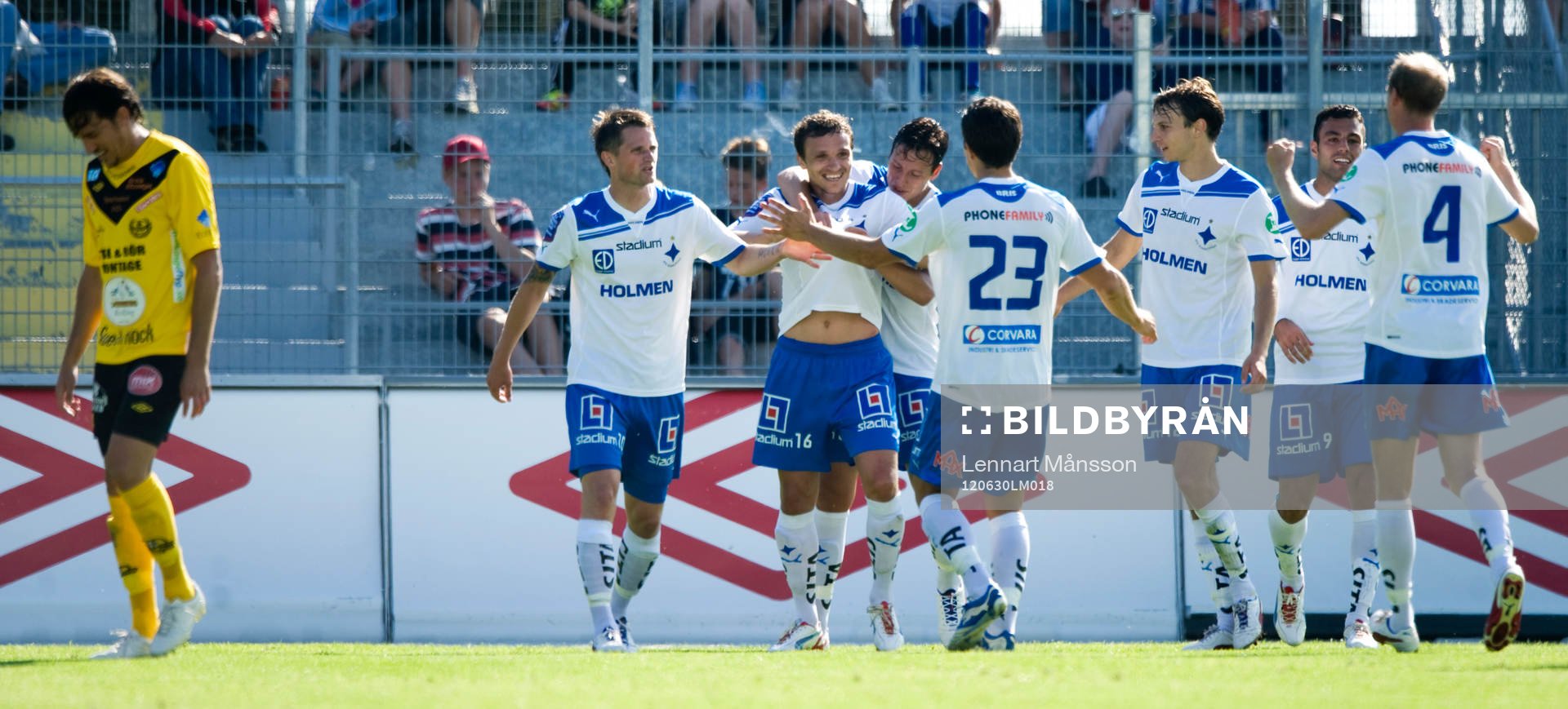0-2 Shpetim Hasani, Norrköping som grattas av Gunnar