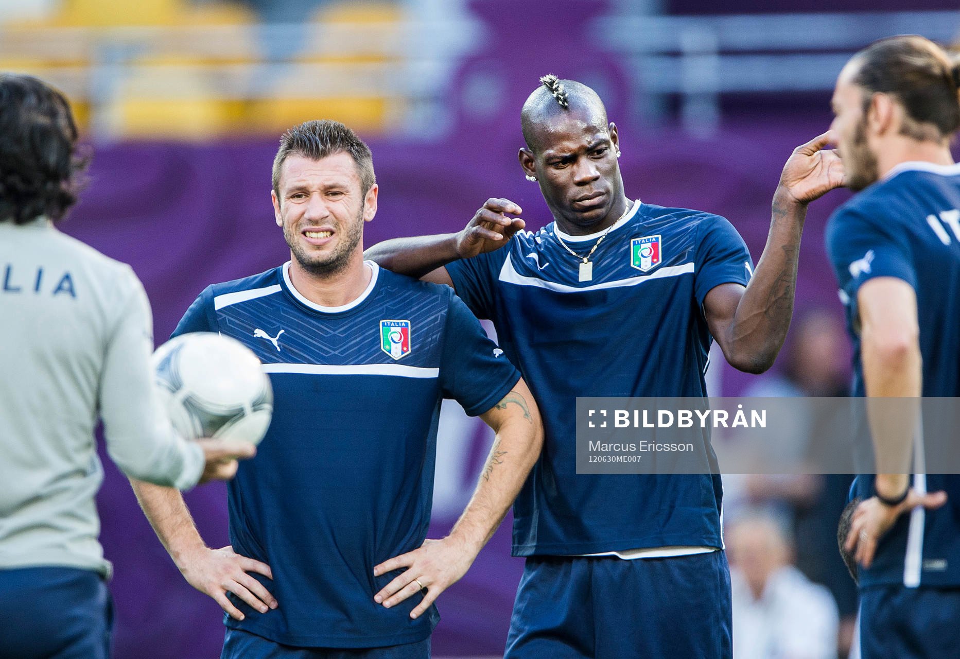 Italien tränar