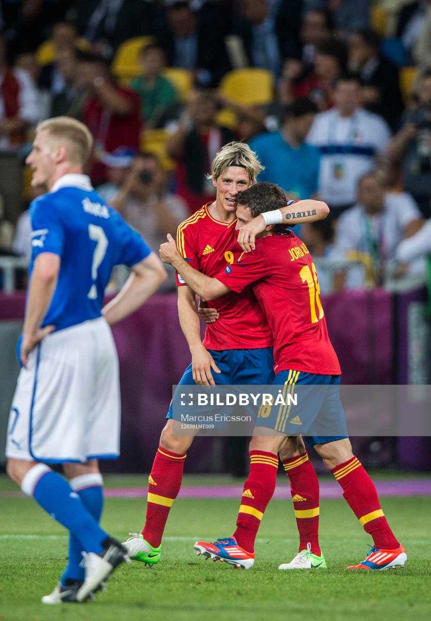 Fernando Torres kramar om Jordi Alba, Spanien