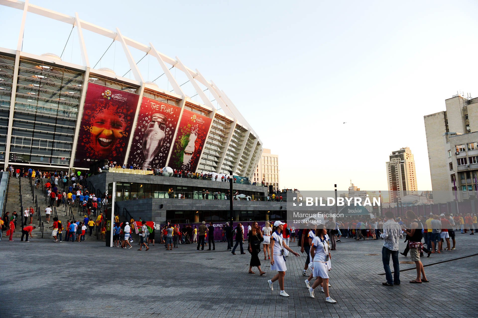 Fotboll, EM 2012, Final, Spanien - Italien