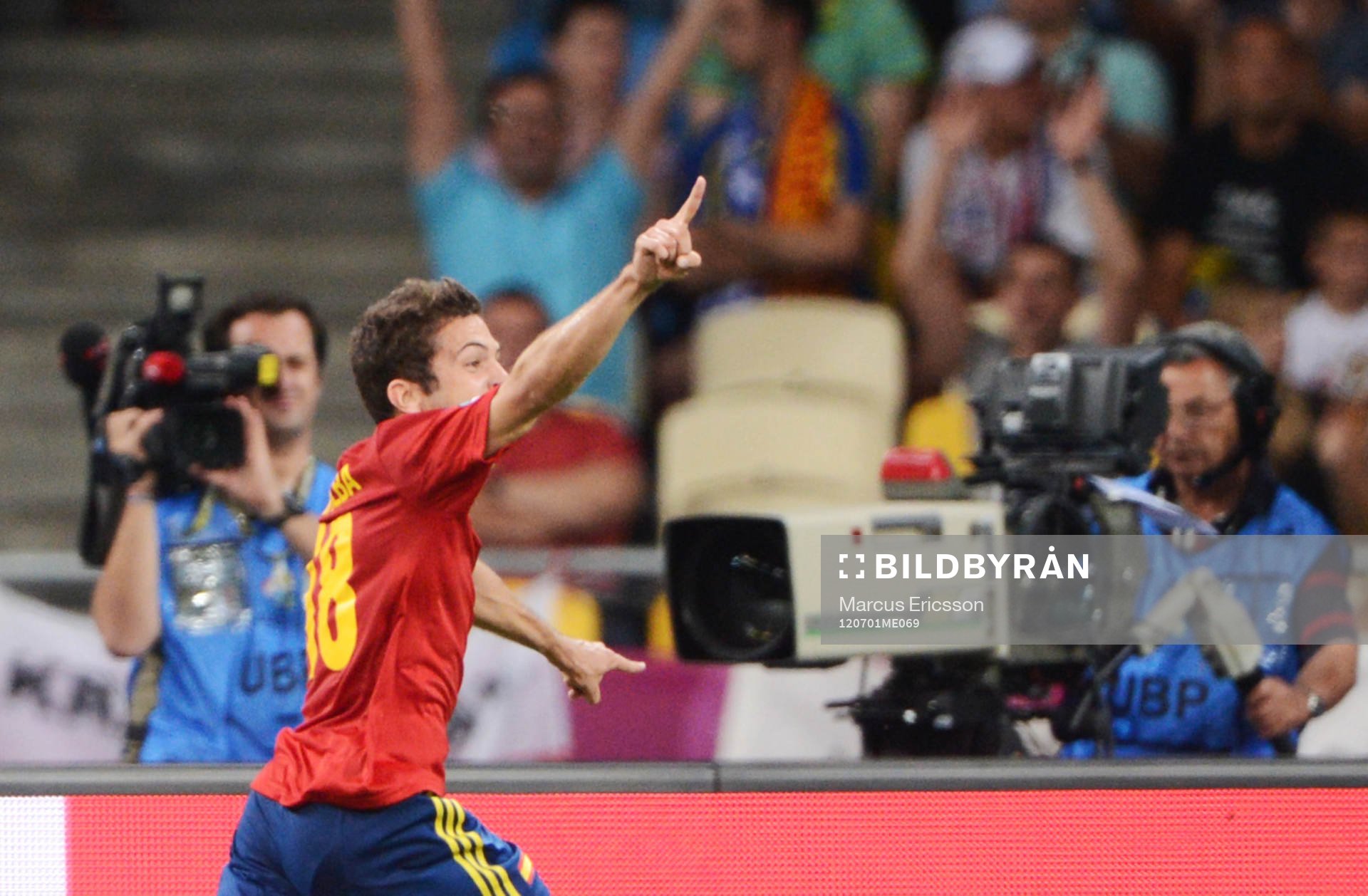 Jordi Alba, Spanien, glädje, jubel