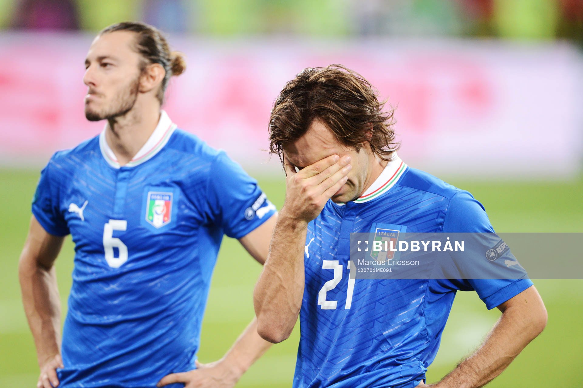 Andrea Pirlo, Italien, depp