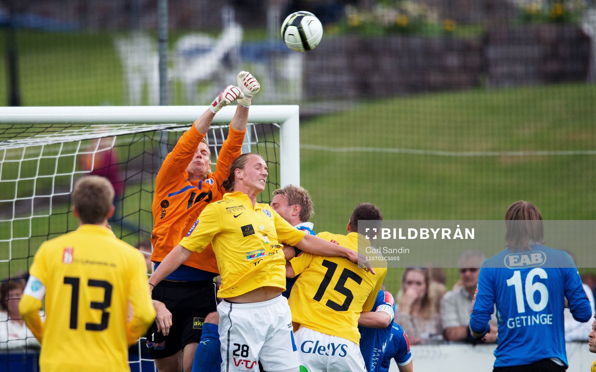Karl-Johan Johnsson, målvakt, Halmstad, Marcus Översjö,