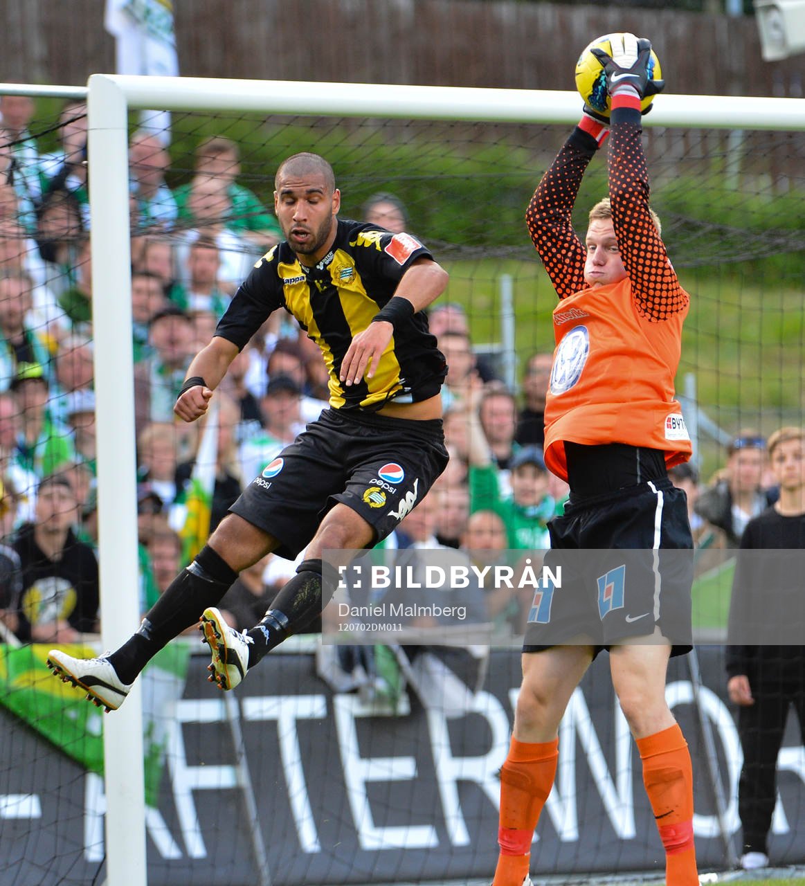 Sinan Ayranci, Hammarby, Nicklas Helgesson, målvakt,
