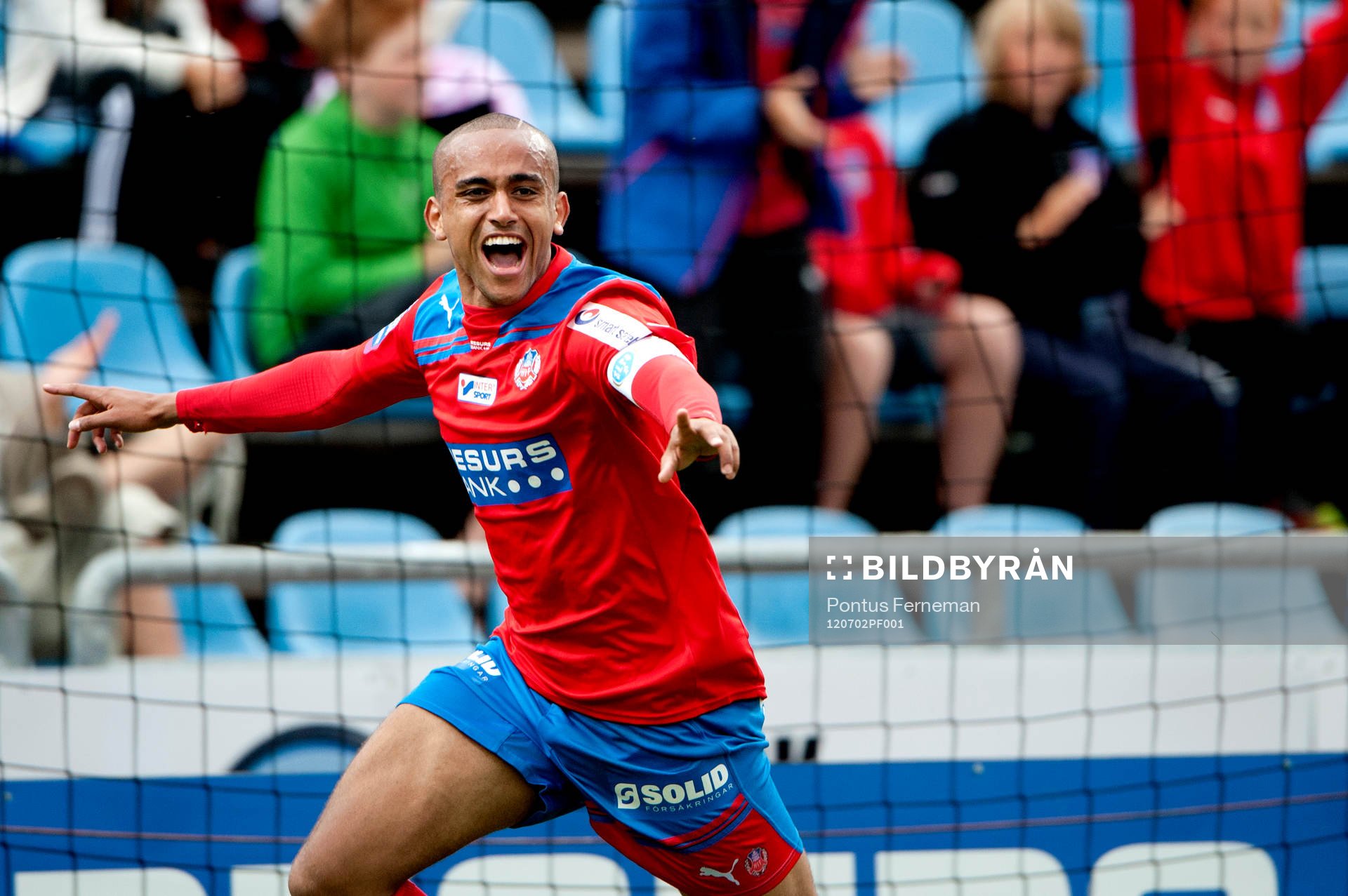 Walid Atta, Helsingborg, gör 1-0