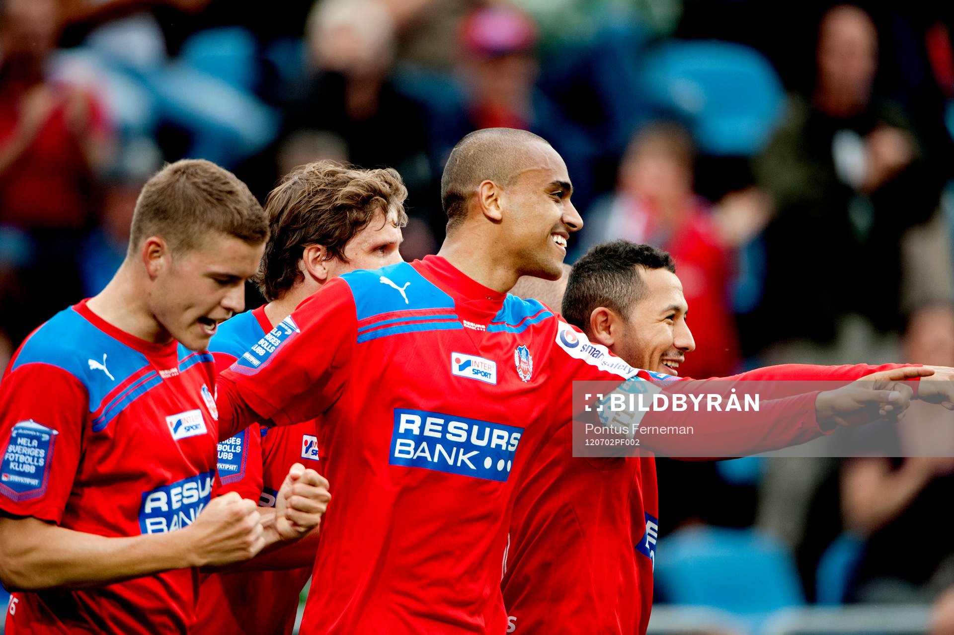 Walid Atta, Helsingborg, 1-0, jubel
