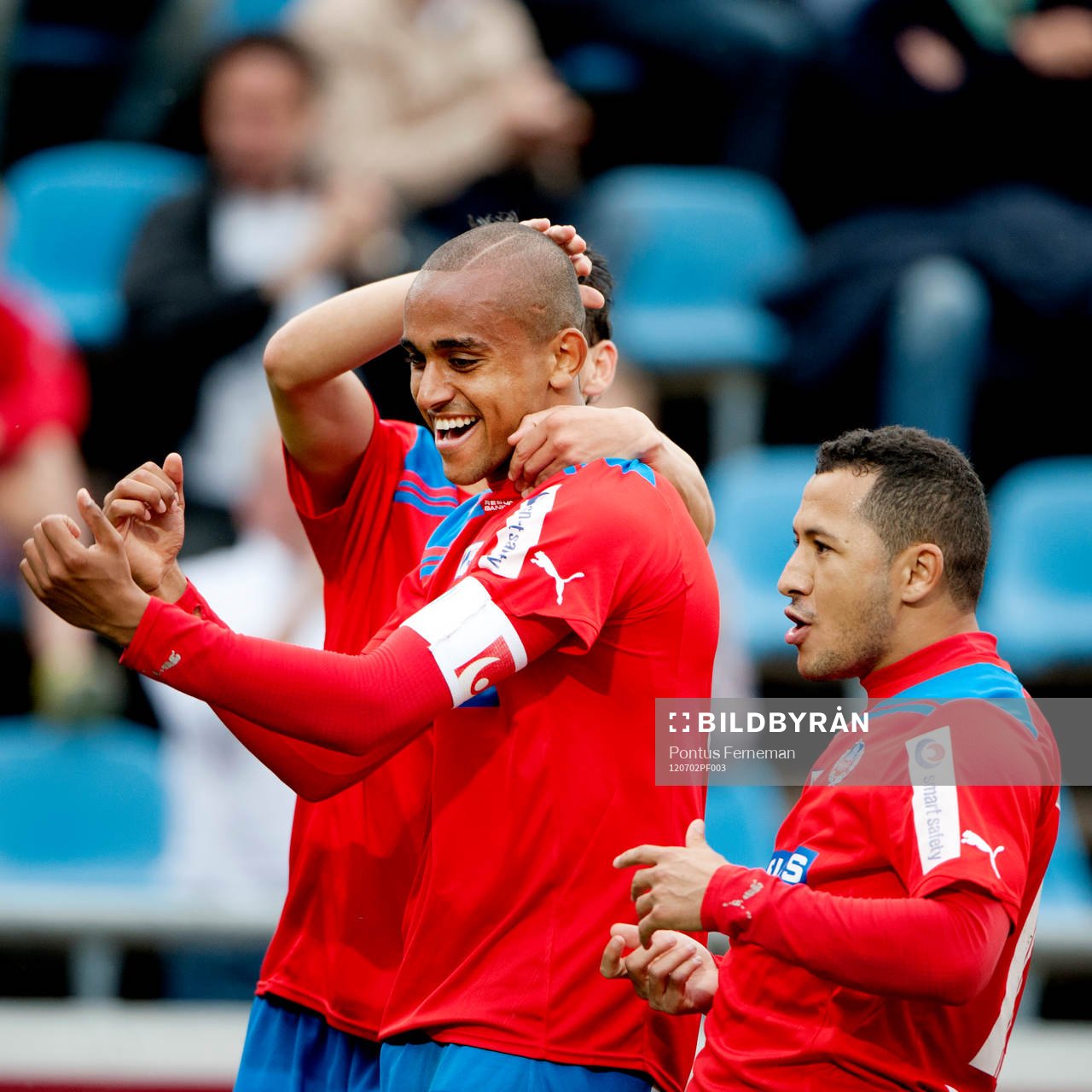 Walid Atta, Helsingborg, 1-0, jubel