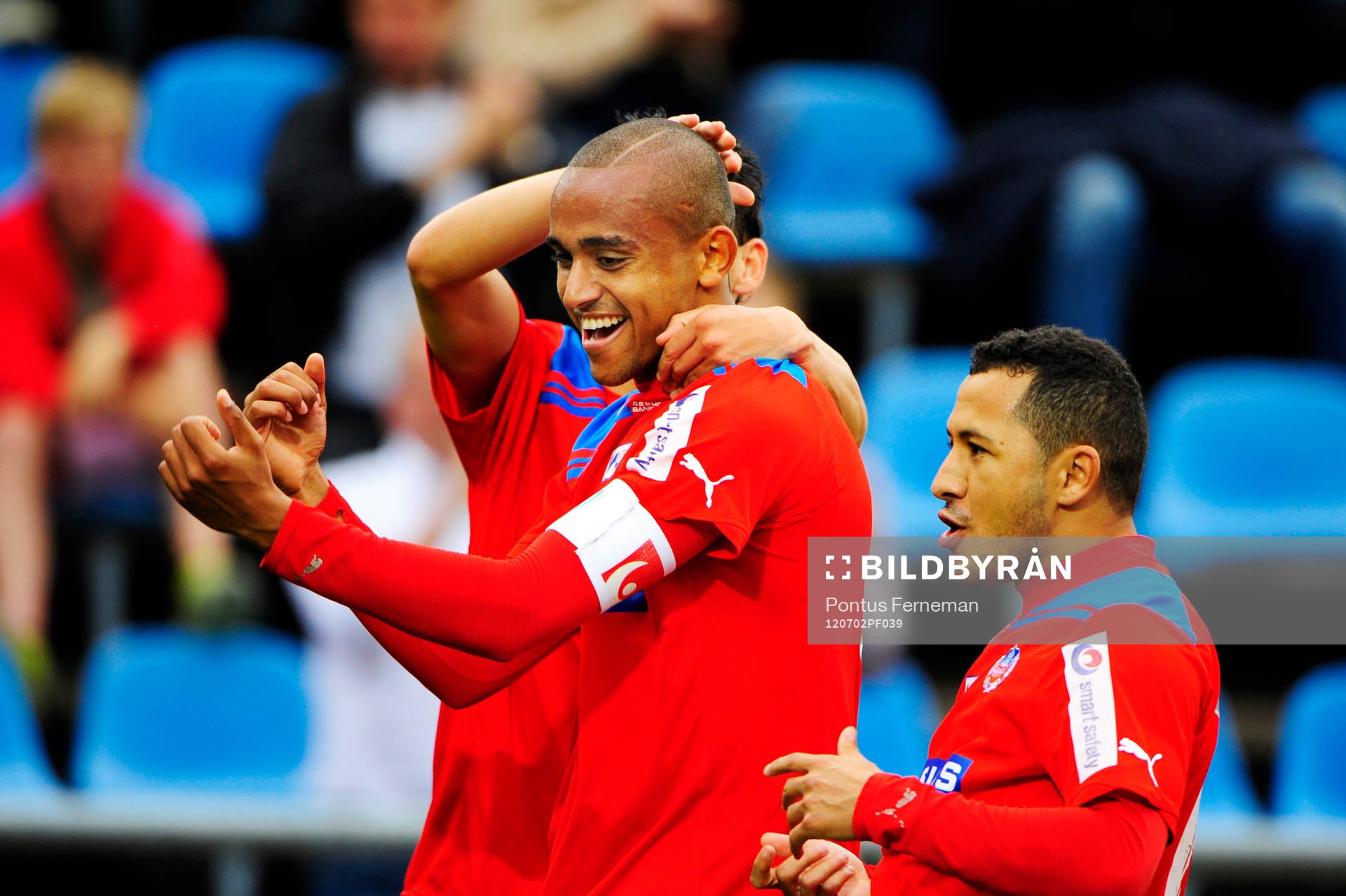  Walid Atta, Helsingborg, glädje, jubel efter 1-0