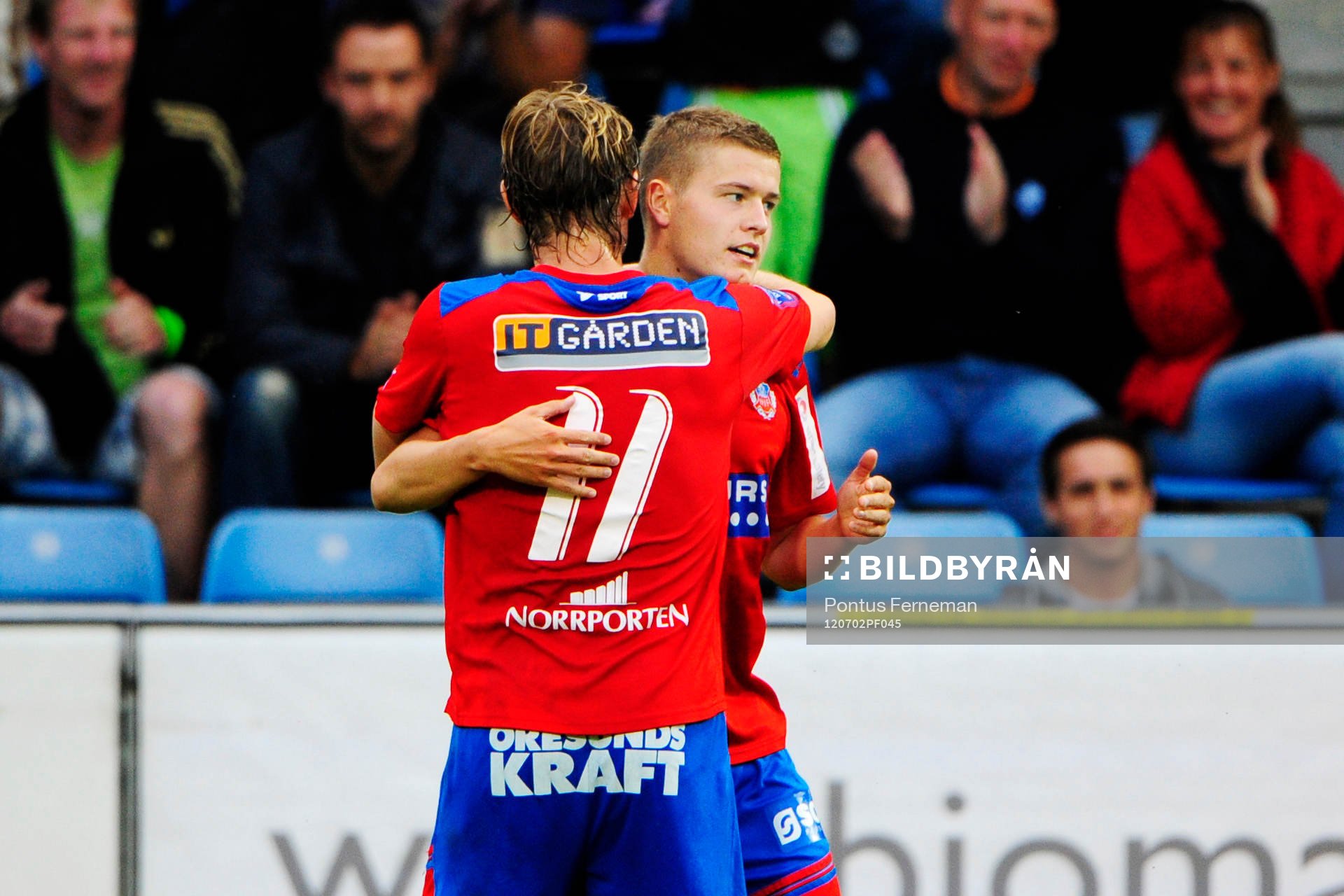 4-1 genom Alfred Finnbogason, Helsingborg, glädje, jubel