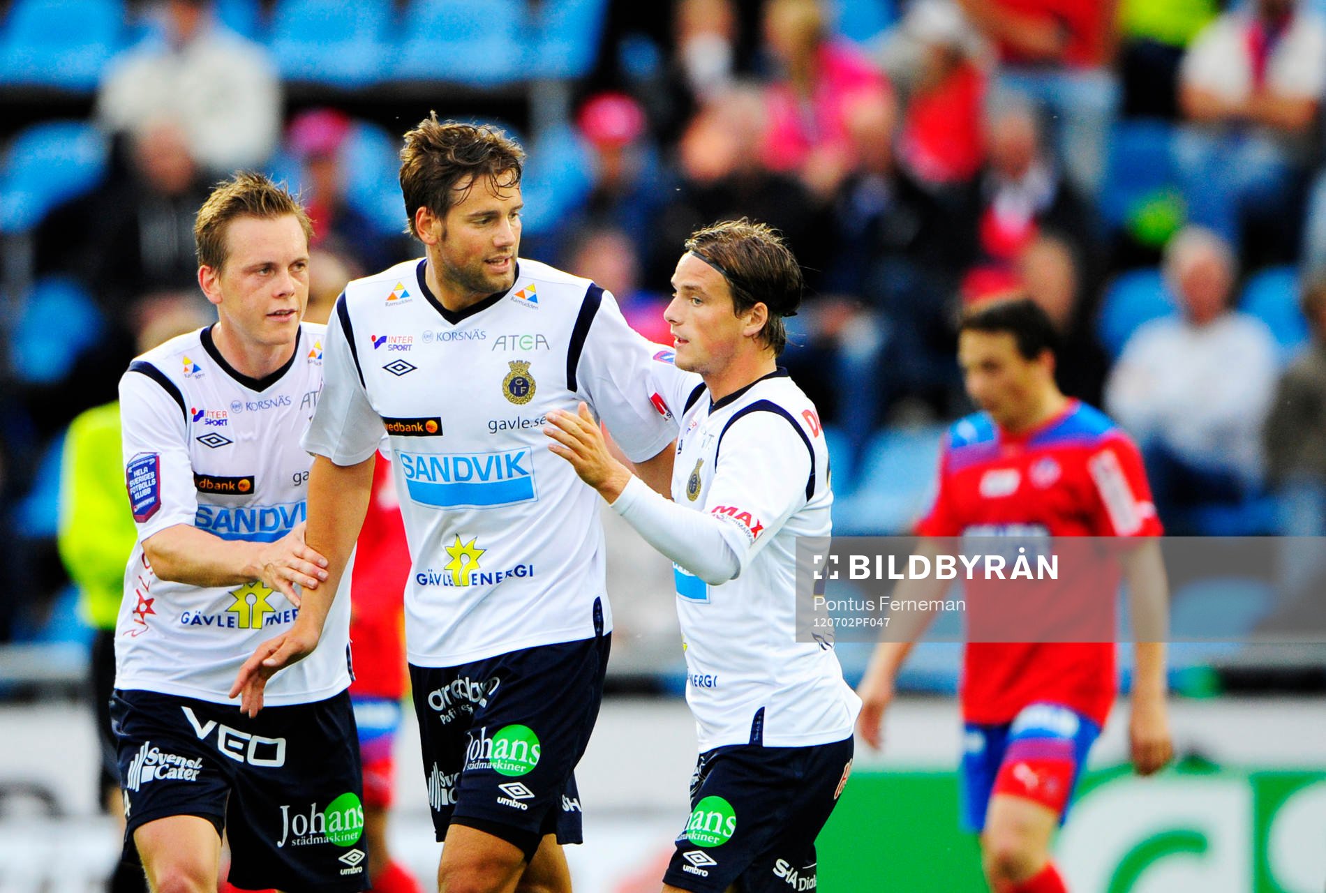  Mikael Dahlberg, Gefle, glädje, jubel efter 3-1