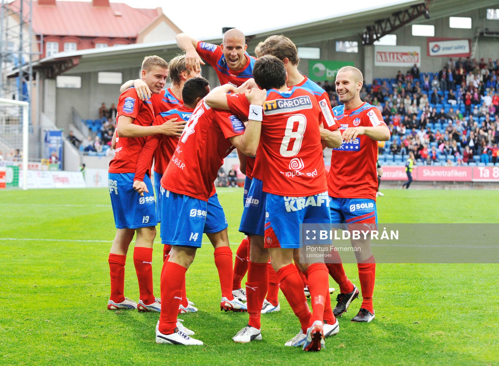 Glädje, jubel i Helsingborg