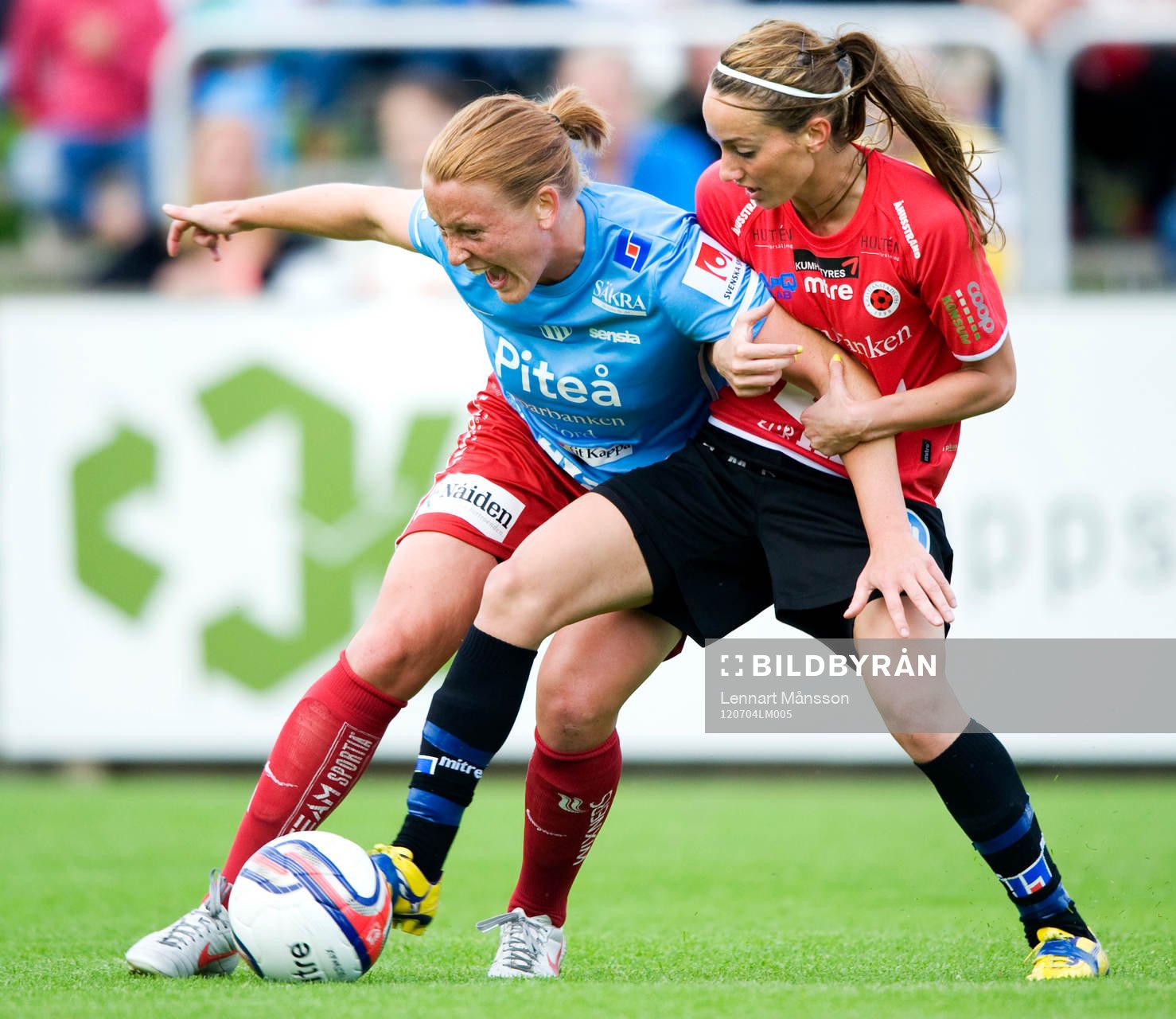 Sara Eliasson, Piteå och Kosovare Asllani, Kristianstad