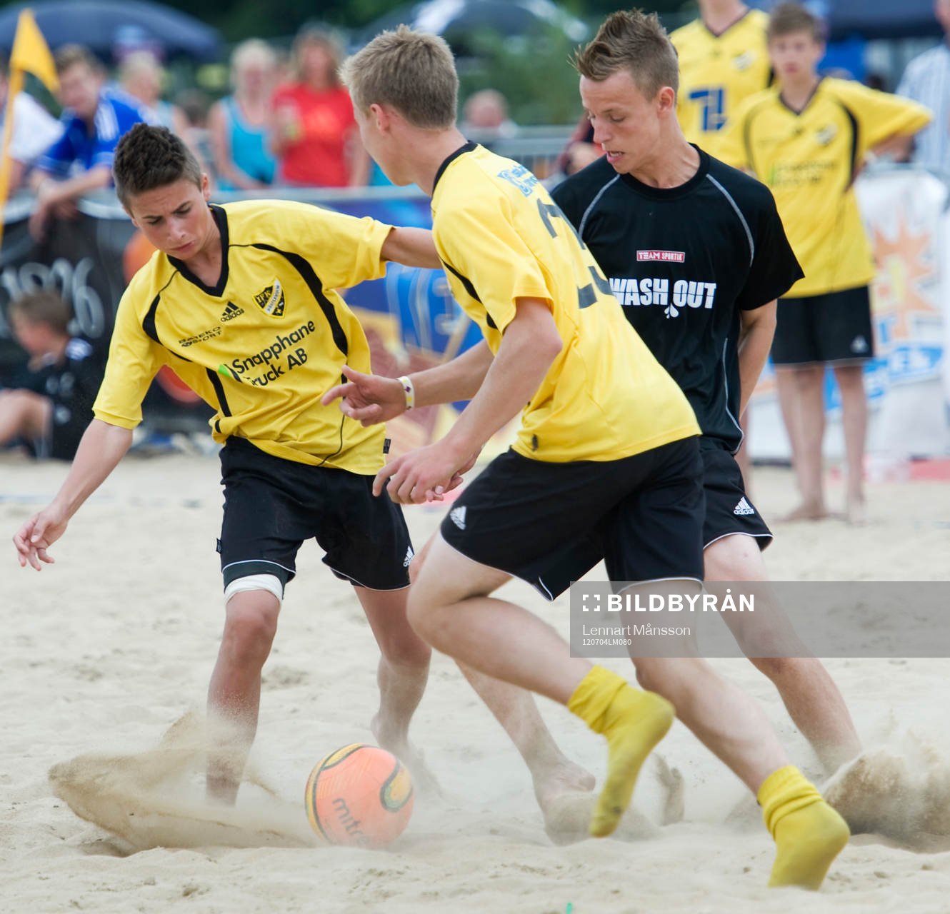 Fotboll, beachfotboll, P97, final, IFK Hässleholm - Wash