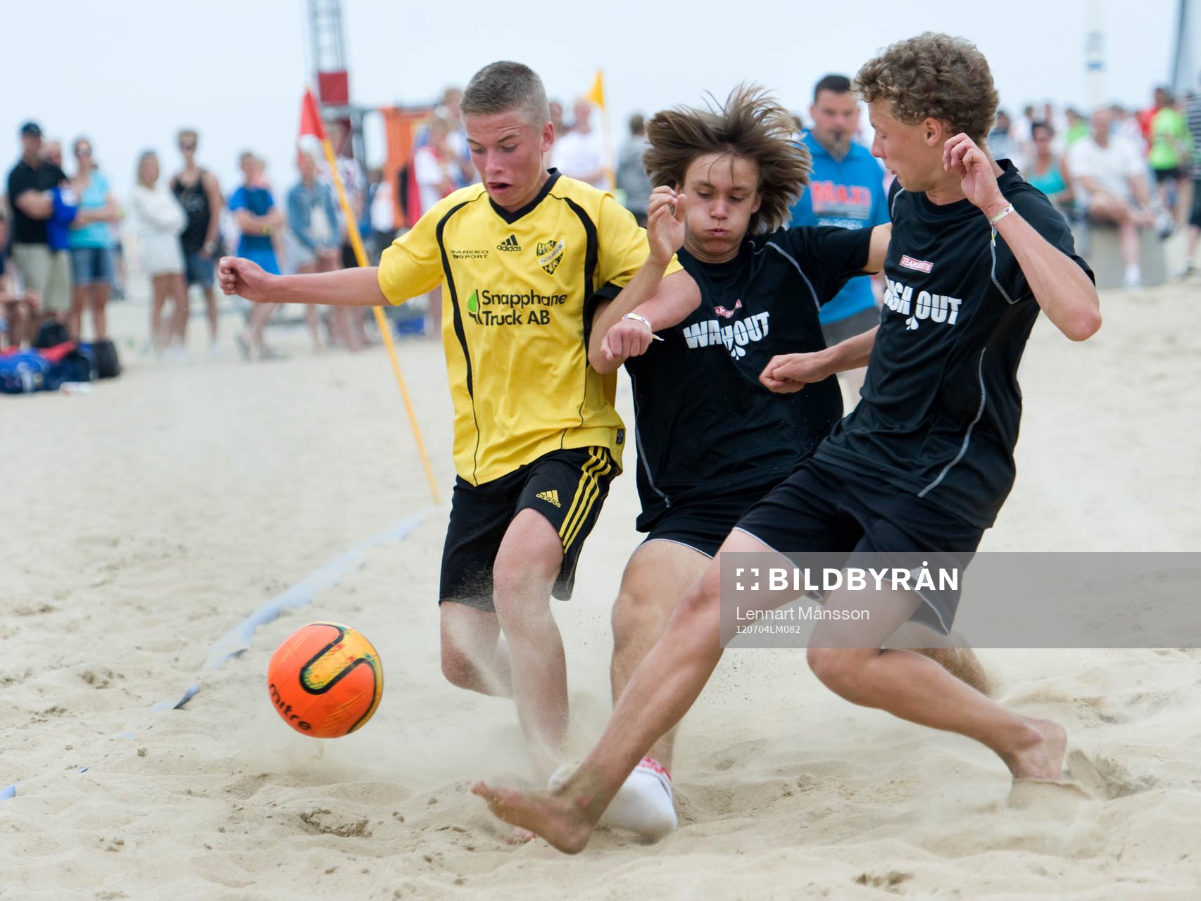 Fotboll, beachfotboll, P97, final, IFK Hässleholm - Wash