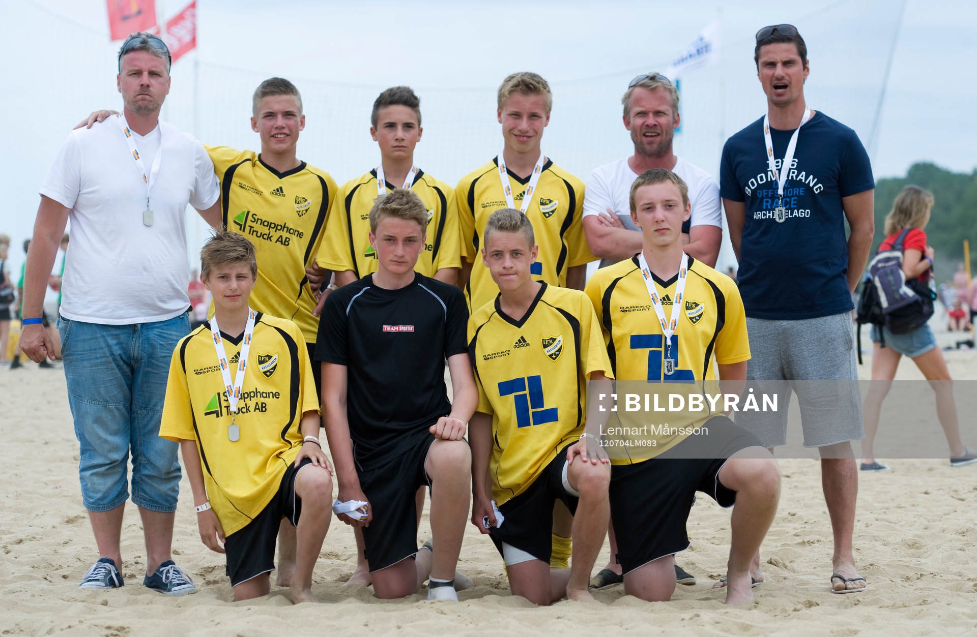 Fotboll, beachfotboll, P97, final, IFK Hässleholm - Wash