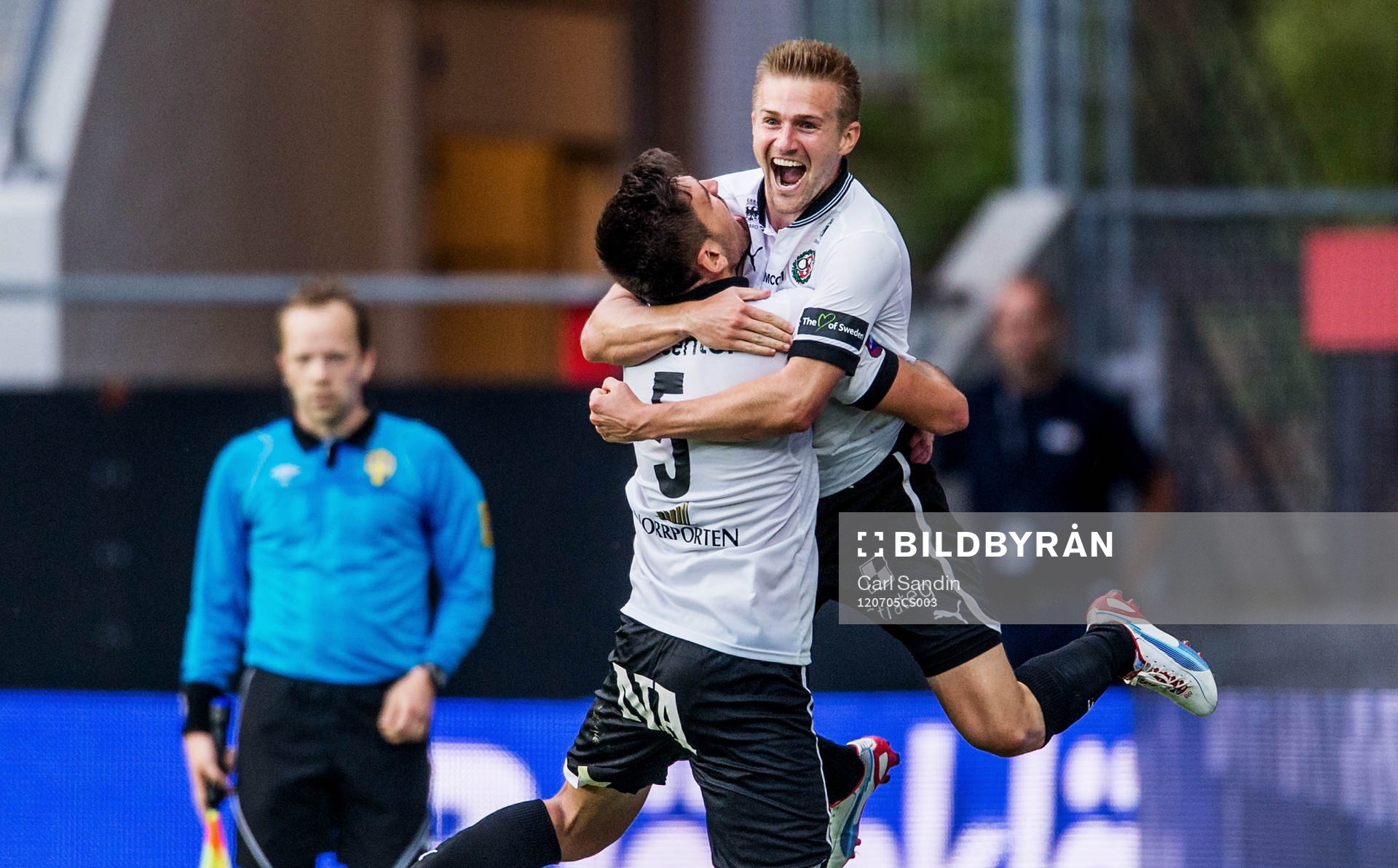  Daniel Bamberg, Örebro, jubel, 0-1.