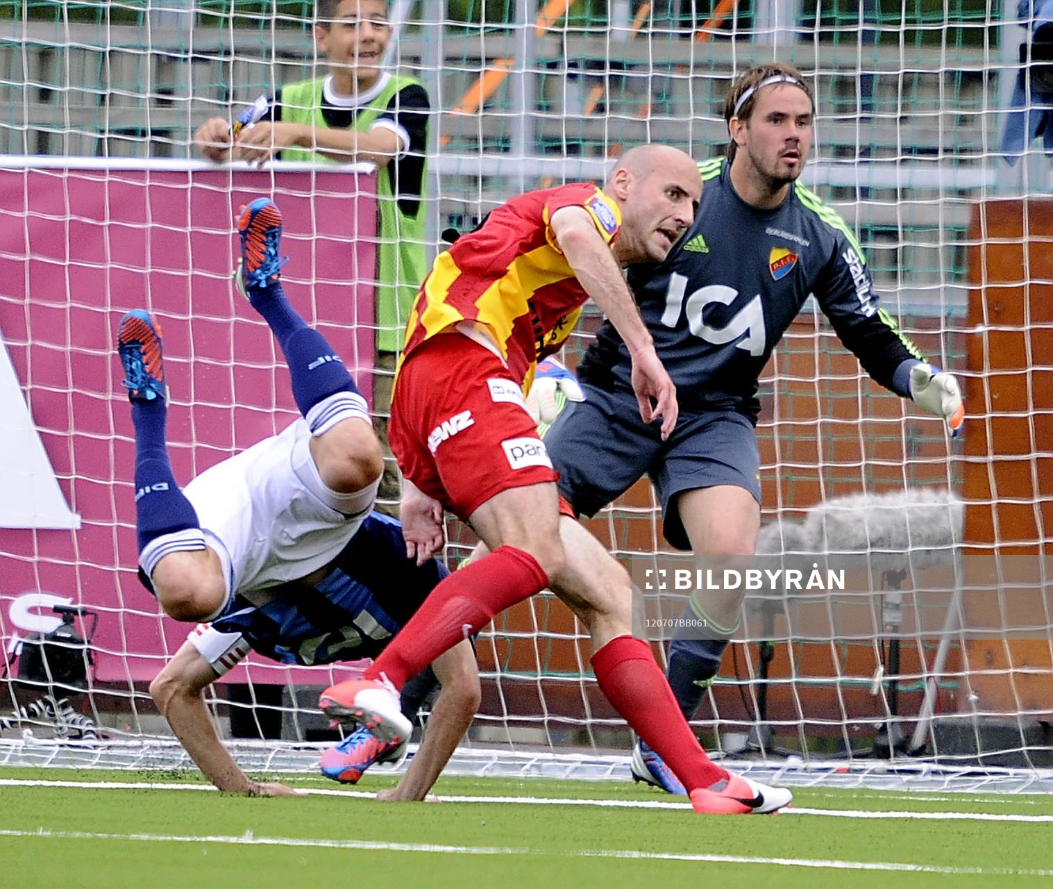 Dinko Felic, Syrianska och Tommi Vaiho, målvakt,