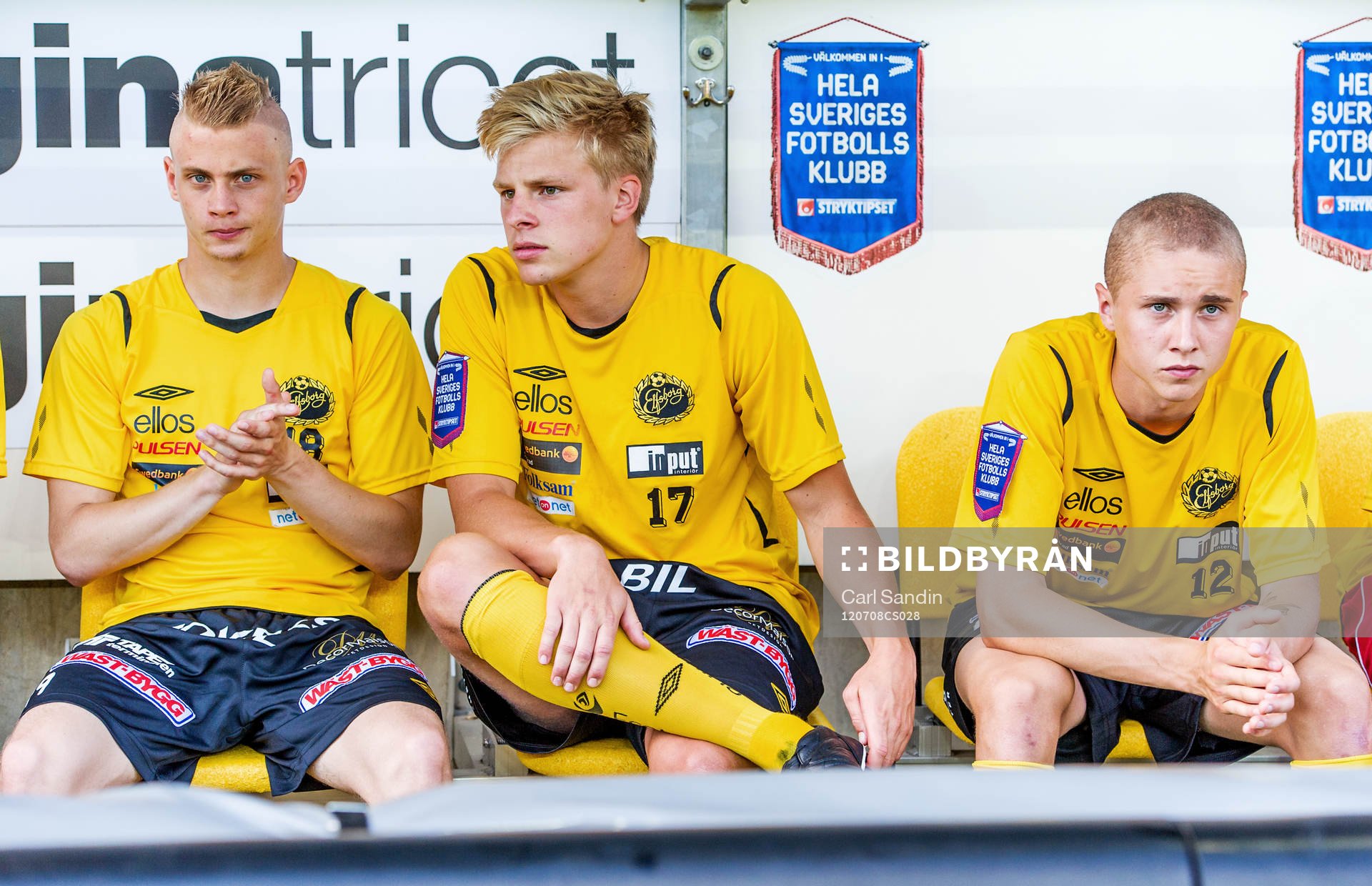 Simon Hedlund, Per Frick, Sebastian Holmén, Elfsborg