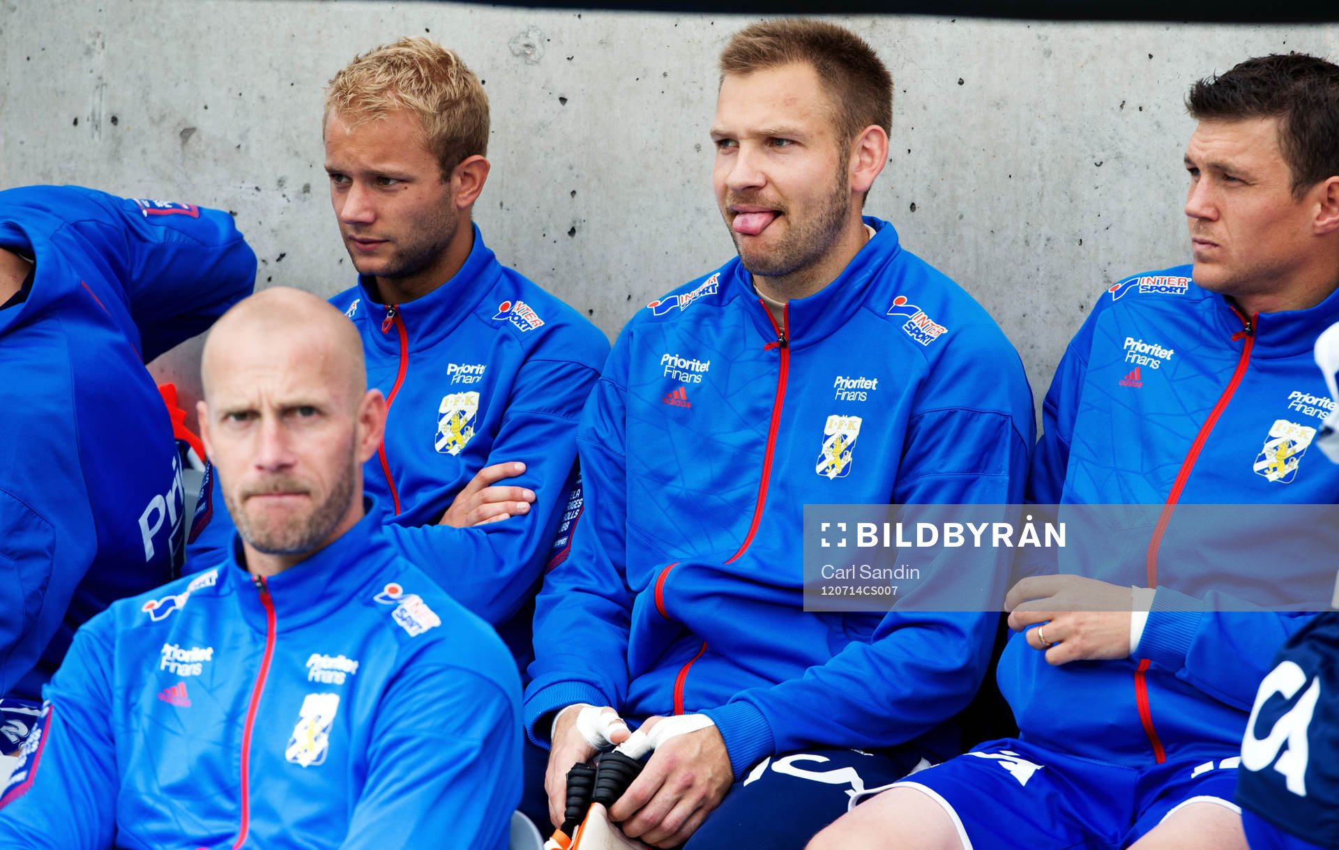 John Alvbåge, målvakt, IFK Göteborg, på bänken
