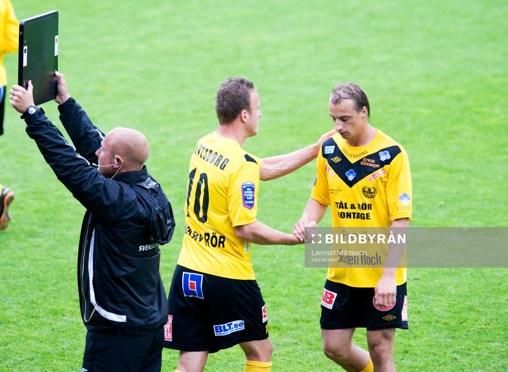 Pär Ericsson ut och Marcus Ekenberg in för Mjällby