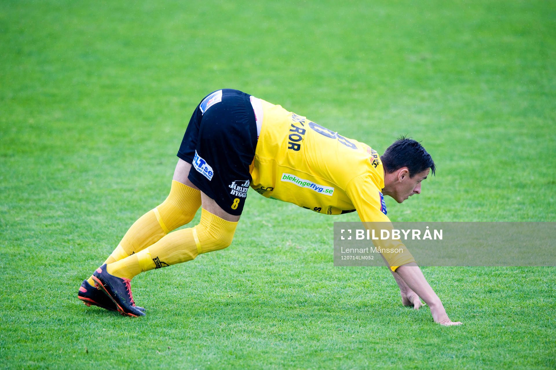 Haris Radetinac, Mjällby, streching