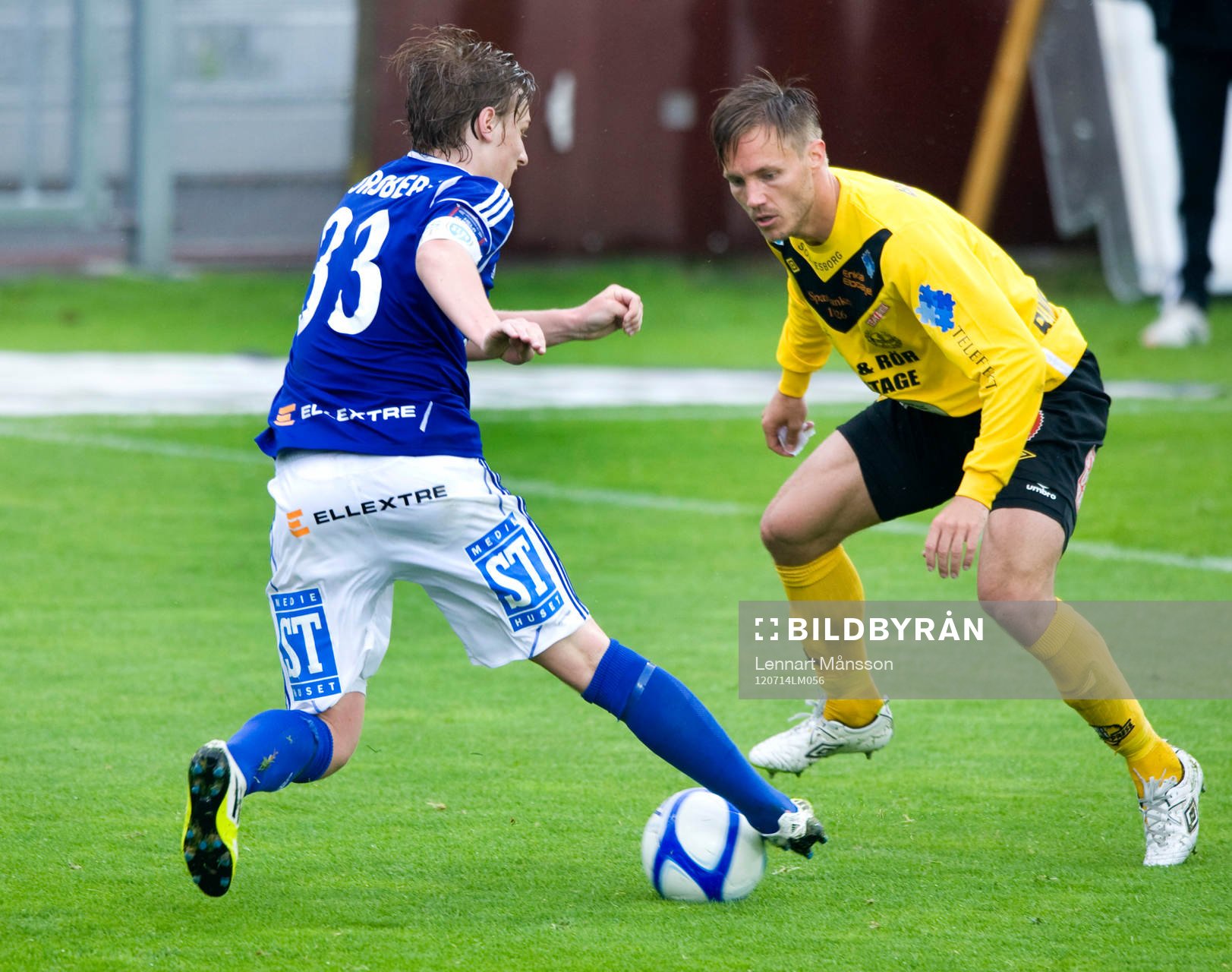 Emil Forsberg, Sundsvall mot Anders Wikström, Mjällby.